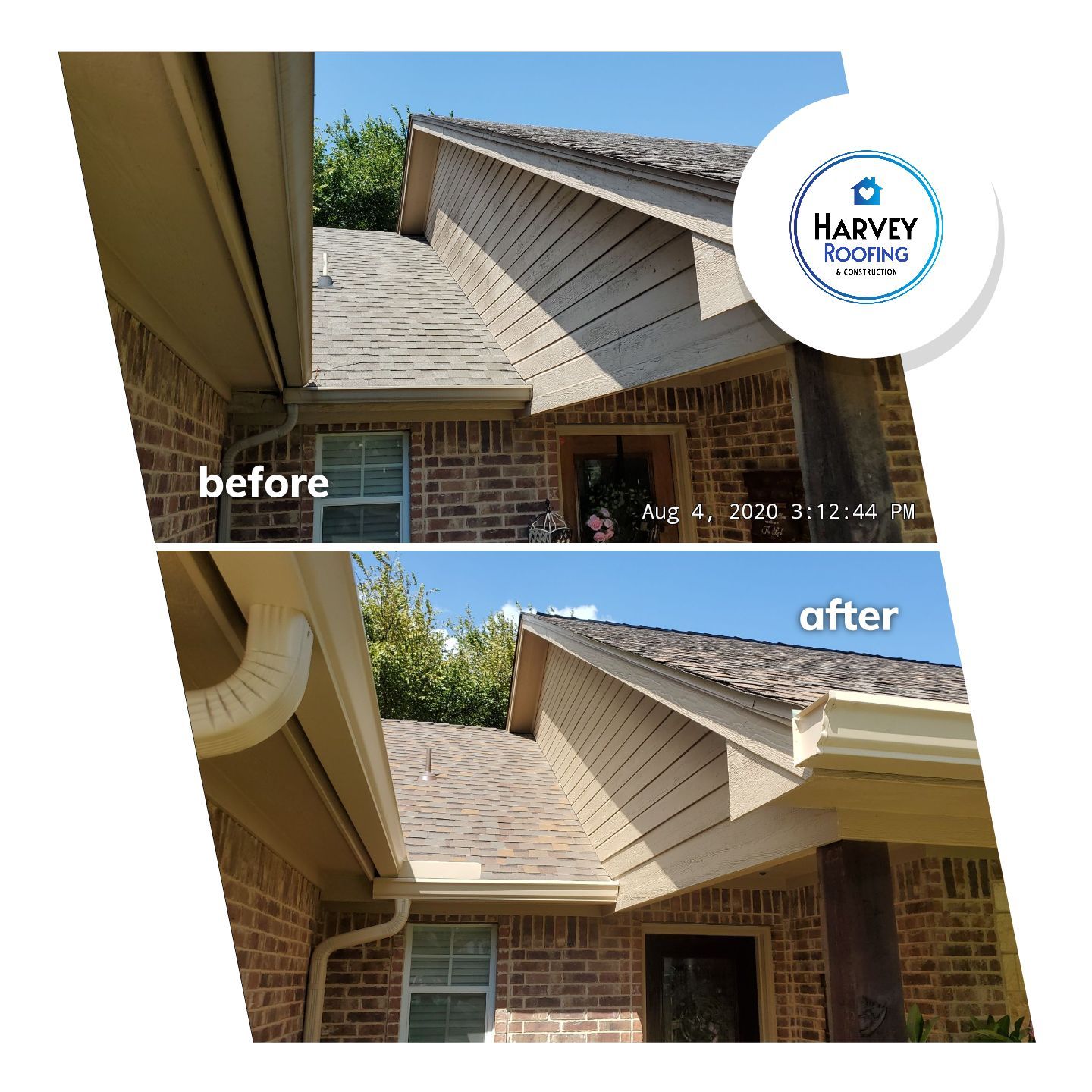 Residential Roofing Installation using ATLAS StormMaster Shake by Harvey Roofing & Construction