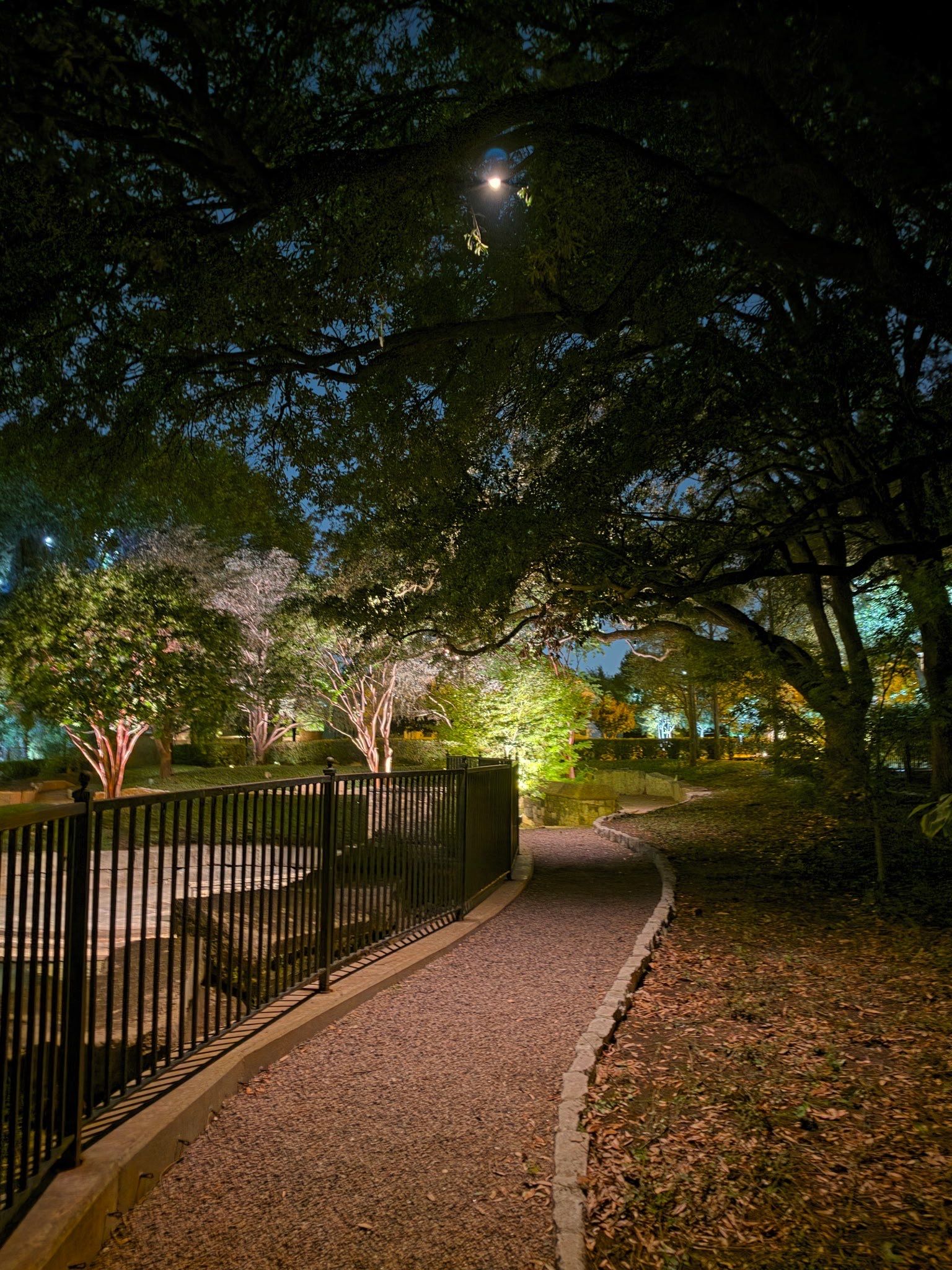 Glen Abbey HOA Park in Dallas by Outdoor Lights + Shades