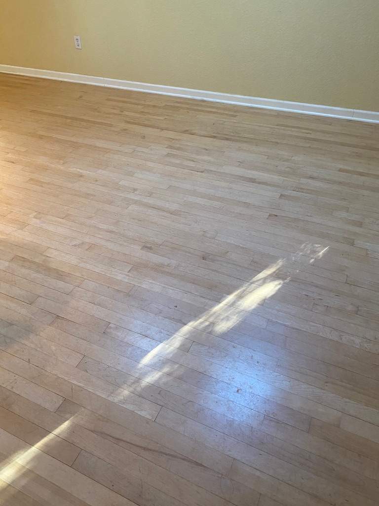 Former Gym Floors Refinished in Newcastle Residential Home by Footprints Floors South Sacramento