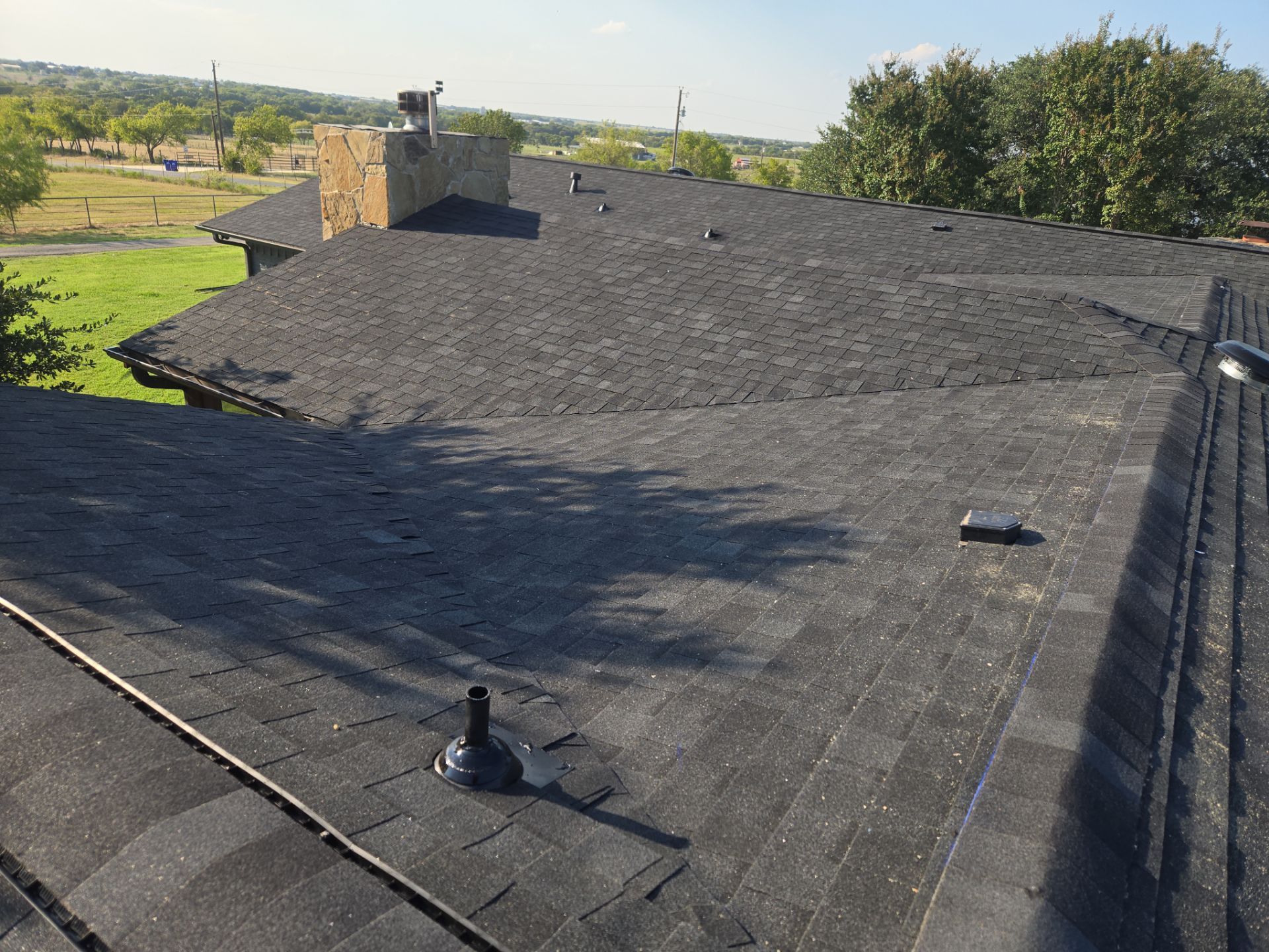Project in Justin by Lonestar Roofing and Restoration LLC.