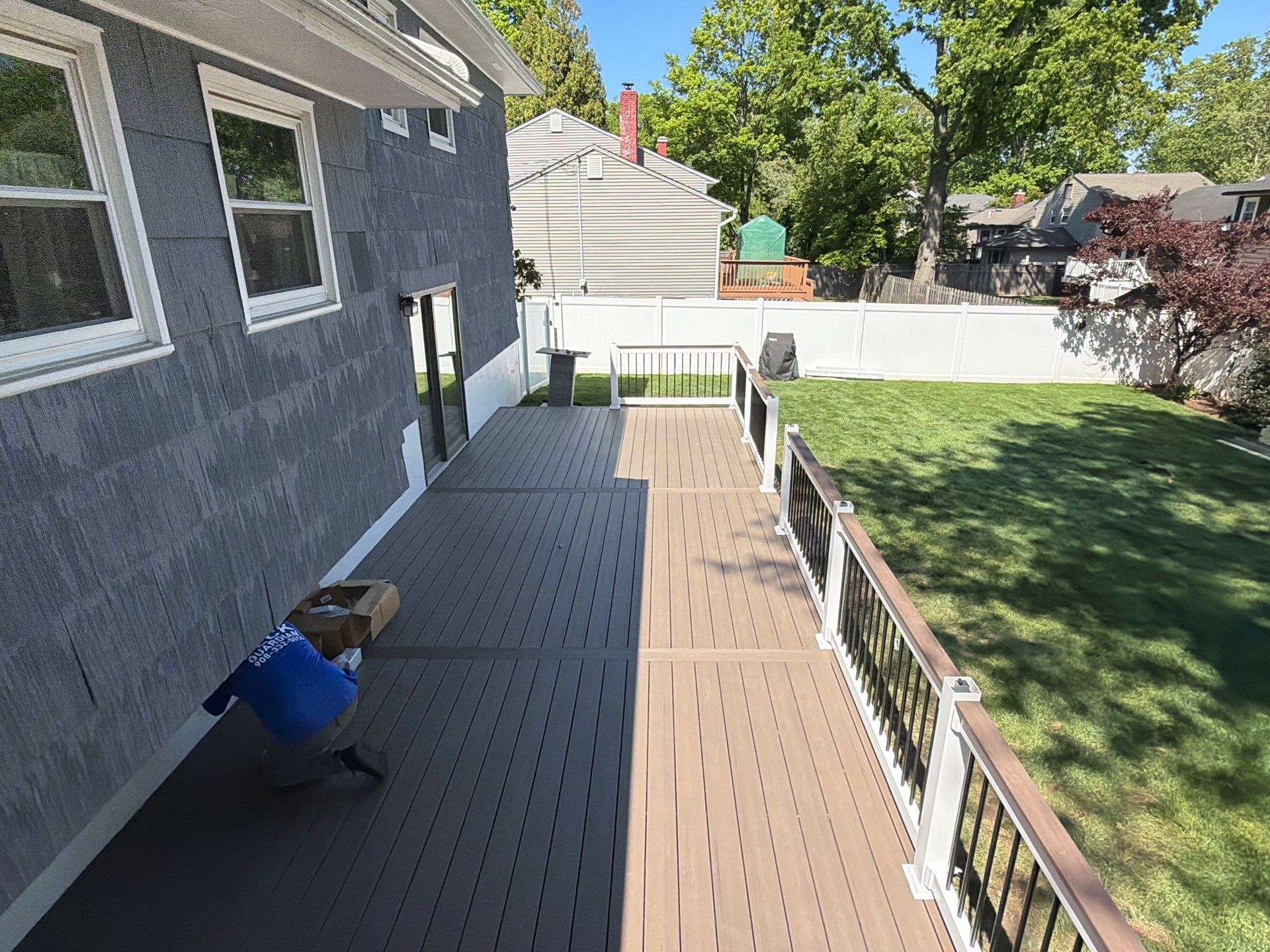 New Bi Level Deck In Westfield , New Jersey  by deck guardian