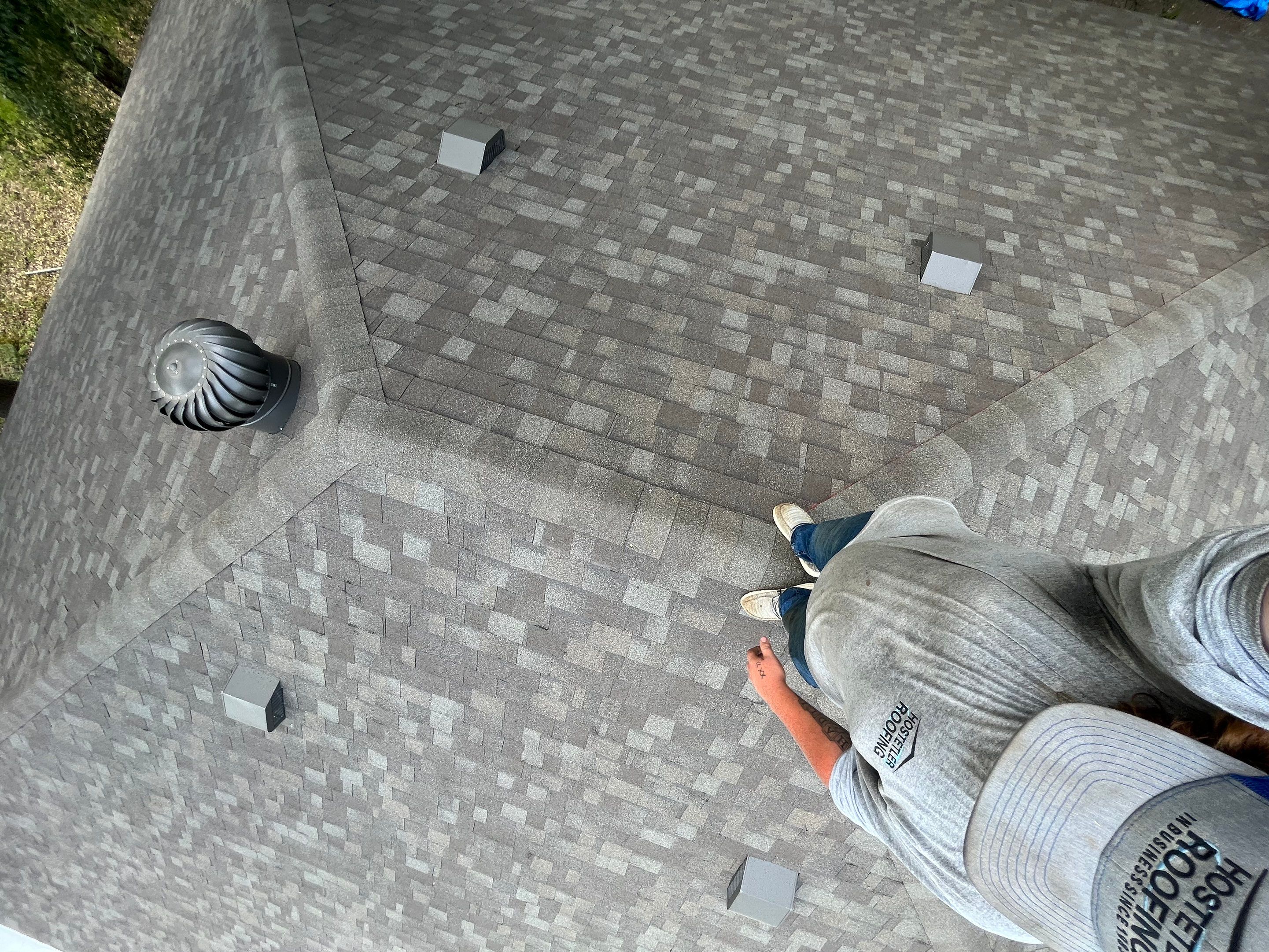 Storm Restoration Reroof: 30 Year Architectural Shingle by Hostetler Roofing