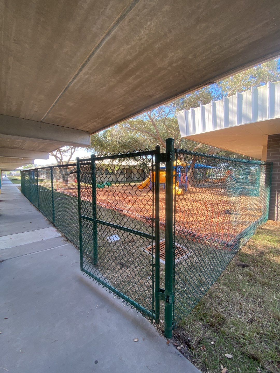 Bradenton, Florida 6 ft. Tall Green Chain-link Fence by Asap fence and gates, LLC