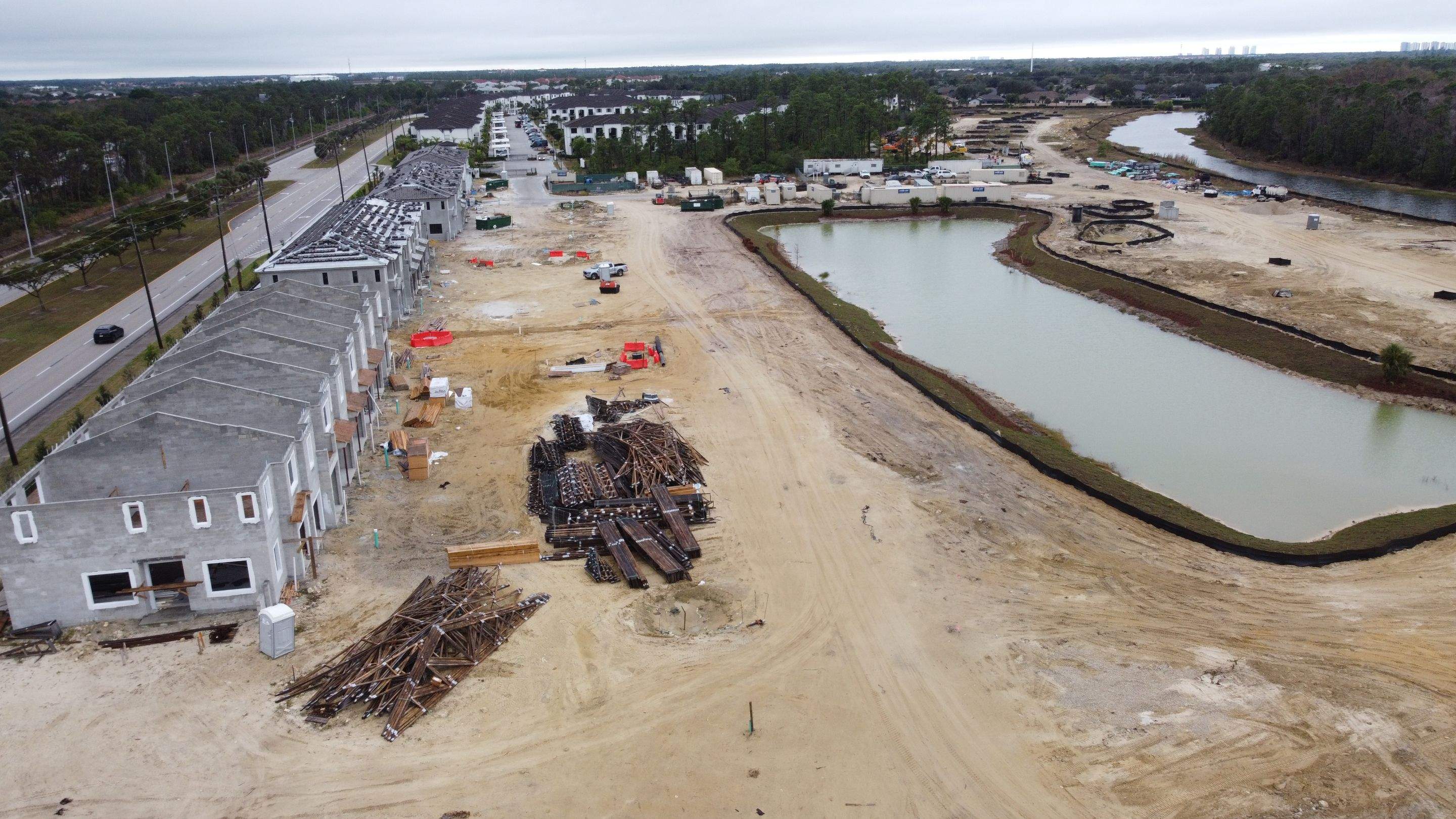 New Residential Construction Community Sewer System Cleaning by APS Power & Water