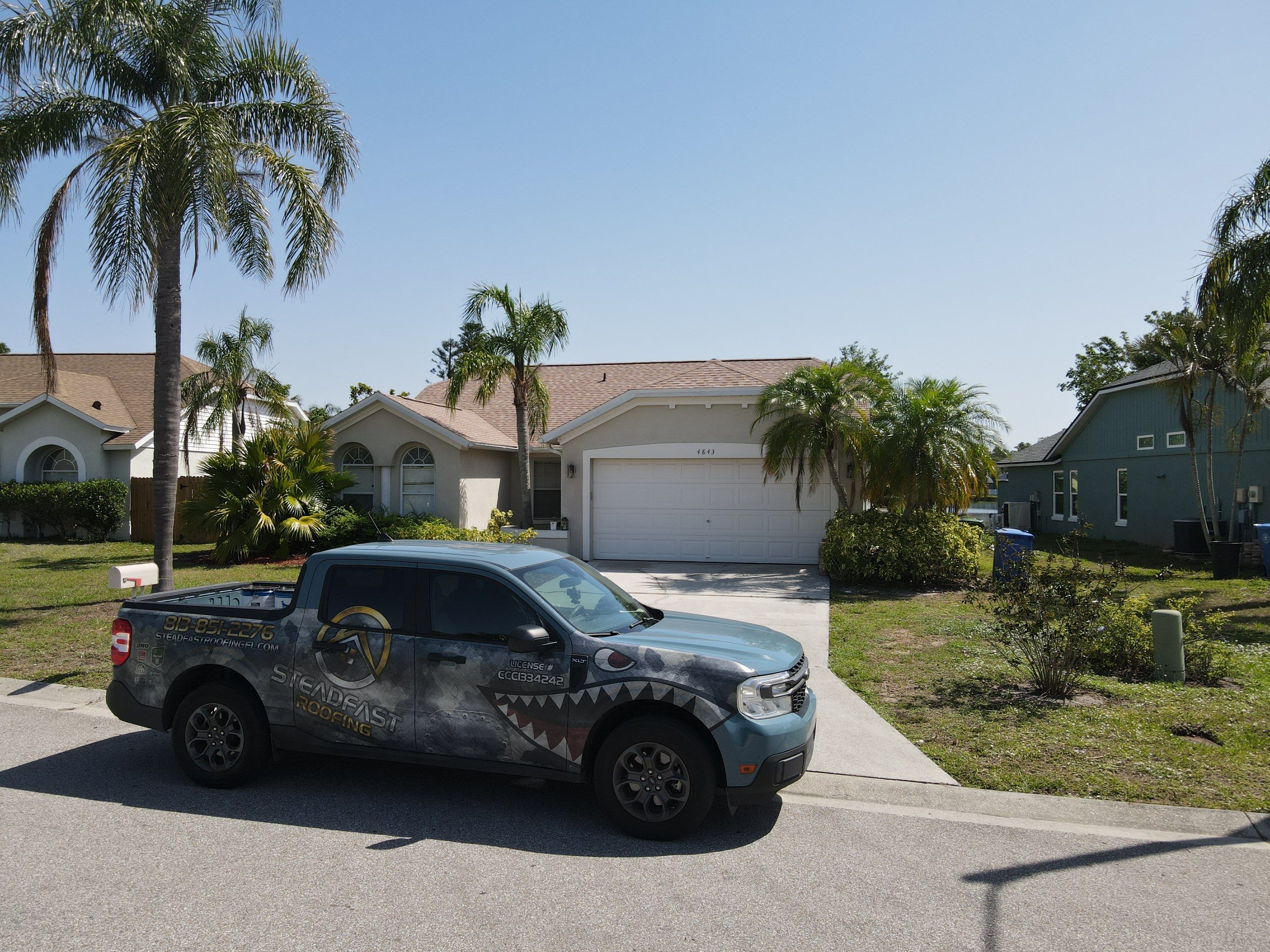 Roof Replacement in Bradenton, FL. by Steadfast Roofing
