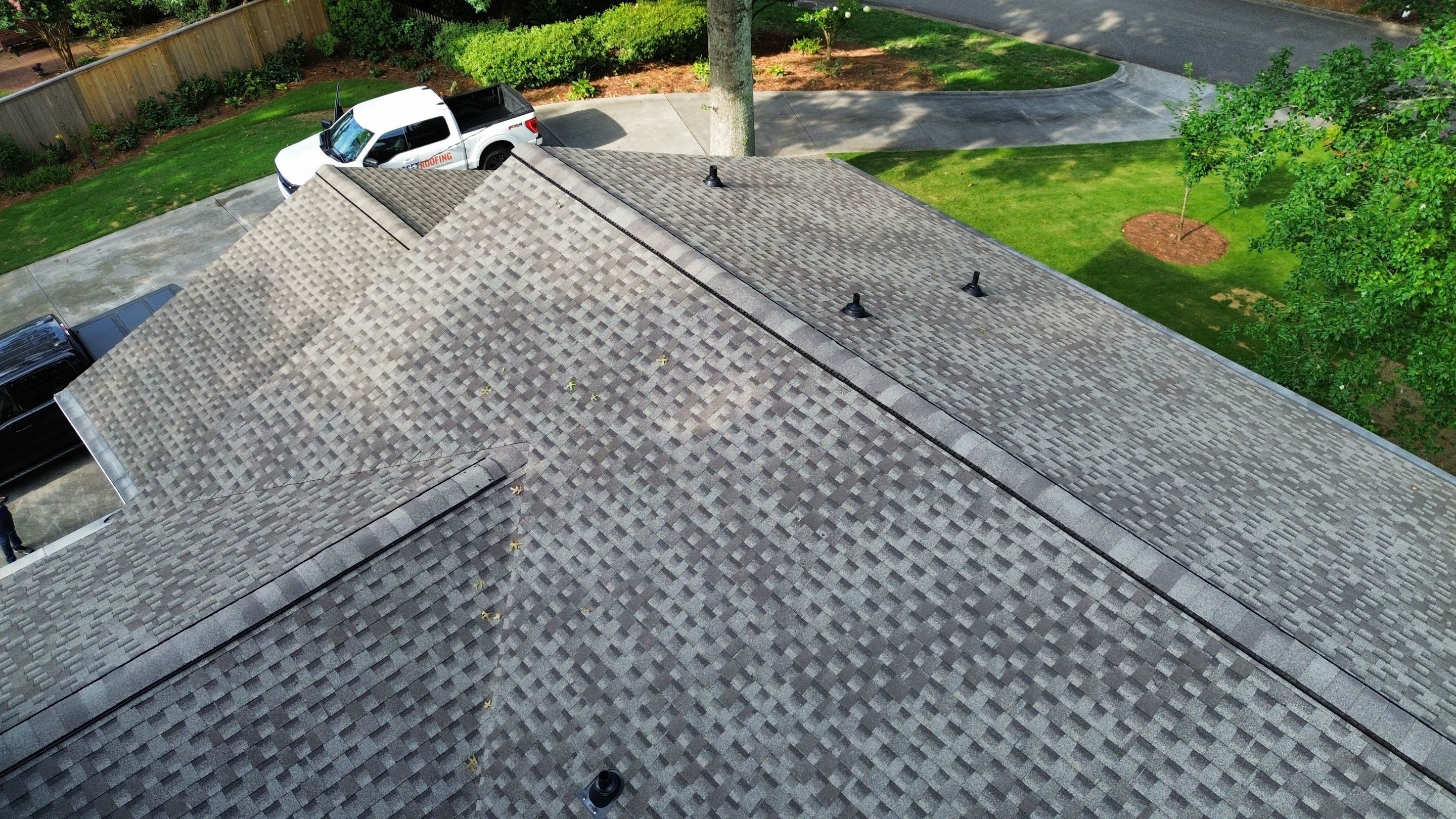 Dunwoody, GA Roof Replacement GAF Timberline HDZ Weathered Wood by Reset Roofing