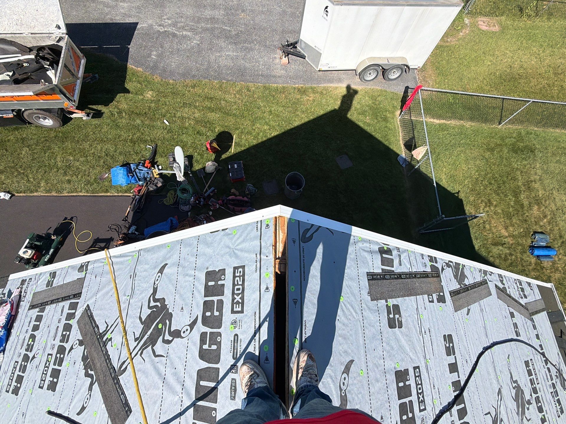 Residential Roof Installation Featuring GAF Timberline HD Shingles in Chambersburg by Teflon Roofing