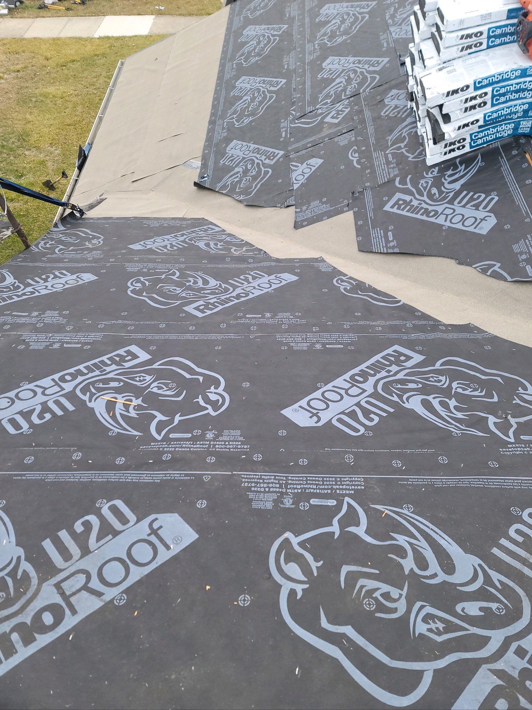 Residential Roofing Installation using IKO Dual Black by JNR Roofing LLC
