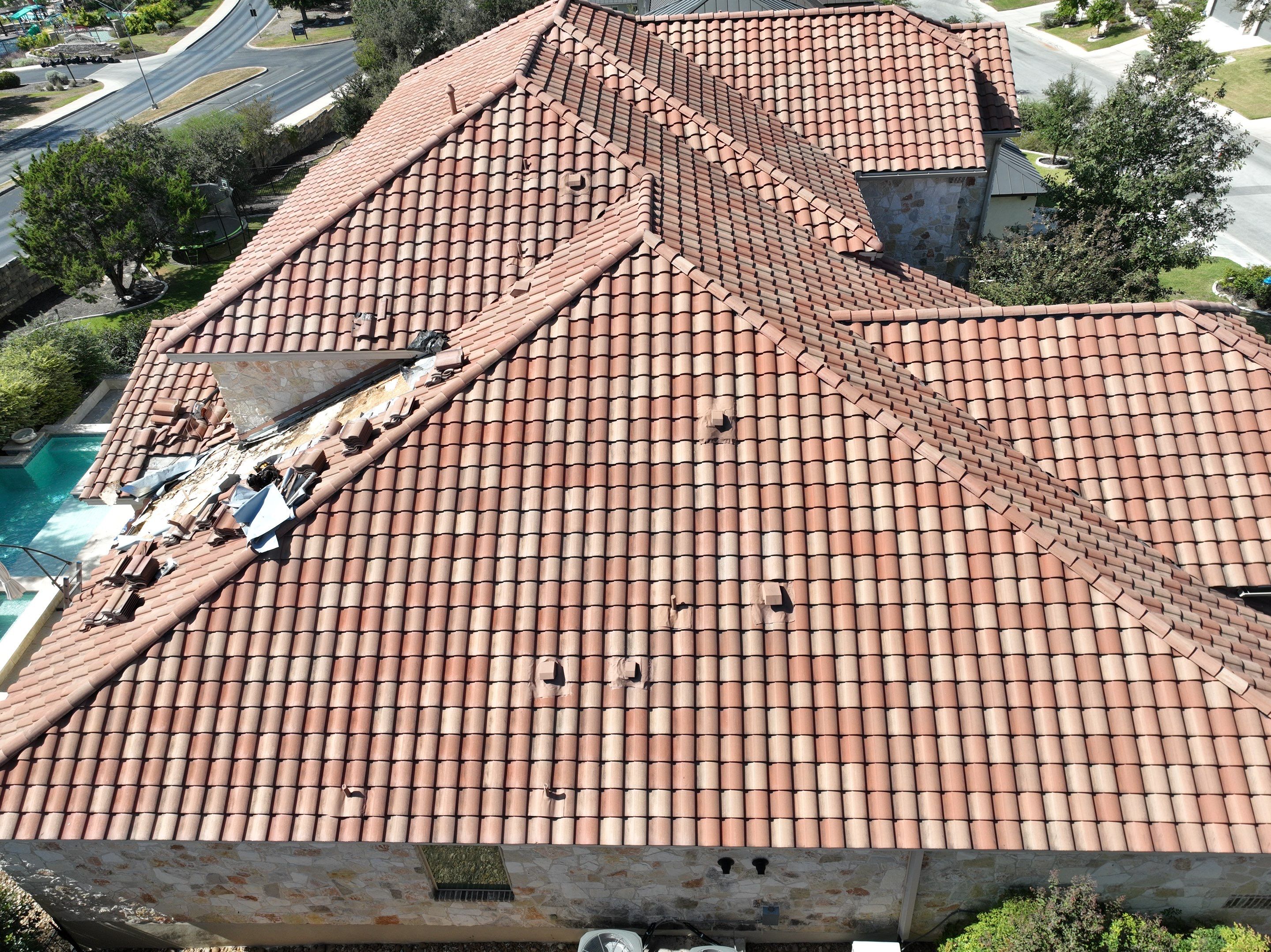 Tile Roof Repair  using Concrete S Tile by Premier Roofing and Contracting