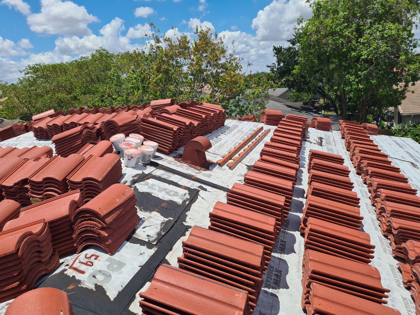 Residential Roofing Installation using Eagle Roofing Tile by BLUES BROTHERS ROOFING
