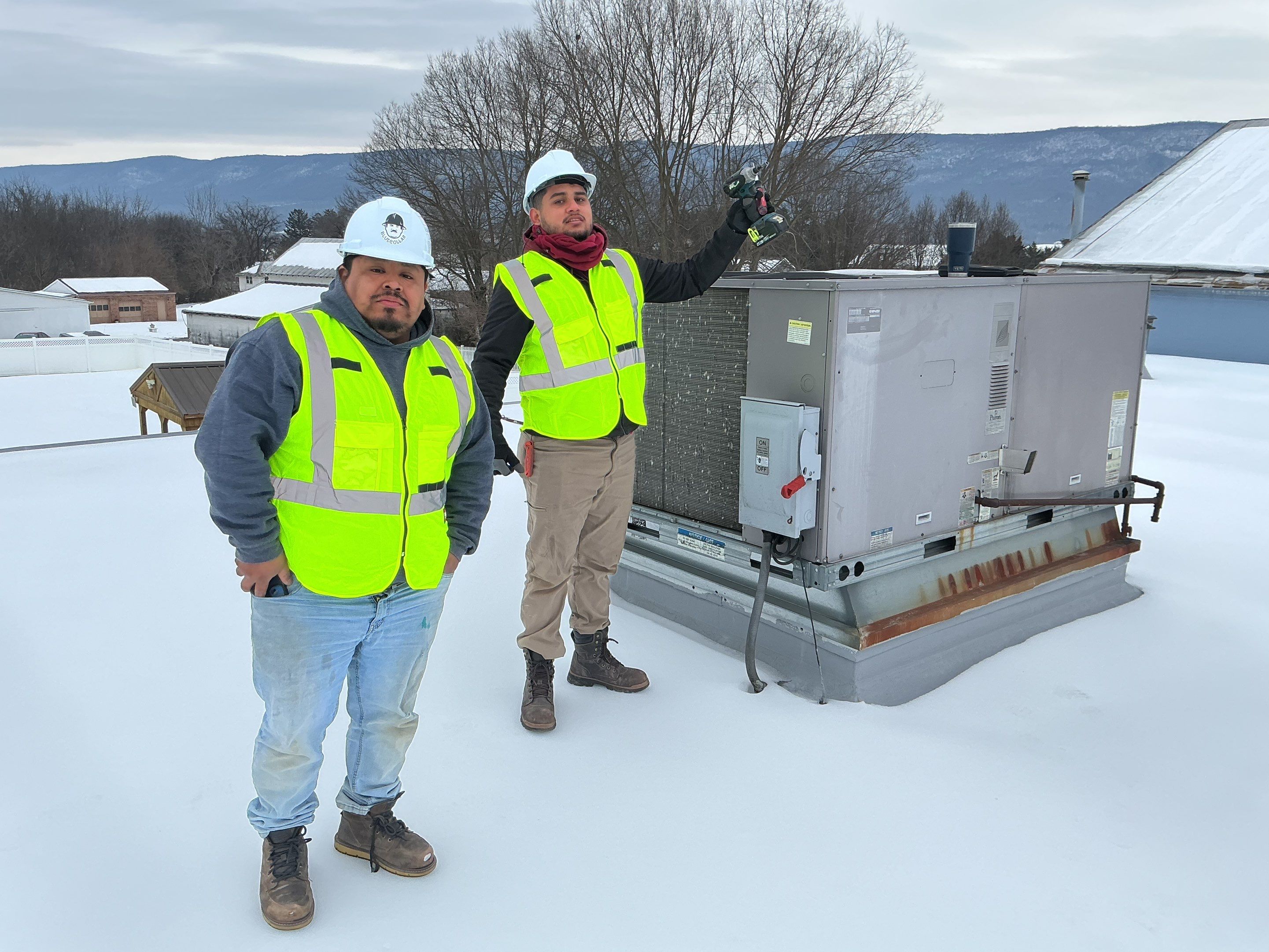 Mount Jackson Moose Lodge Daikin Rooftop Unit by Elemental Heating and air conditioning LLC