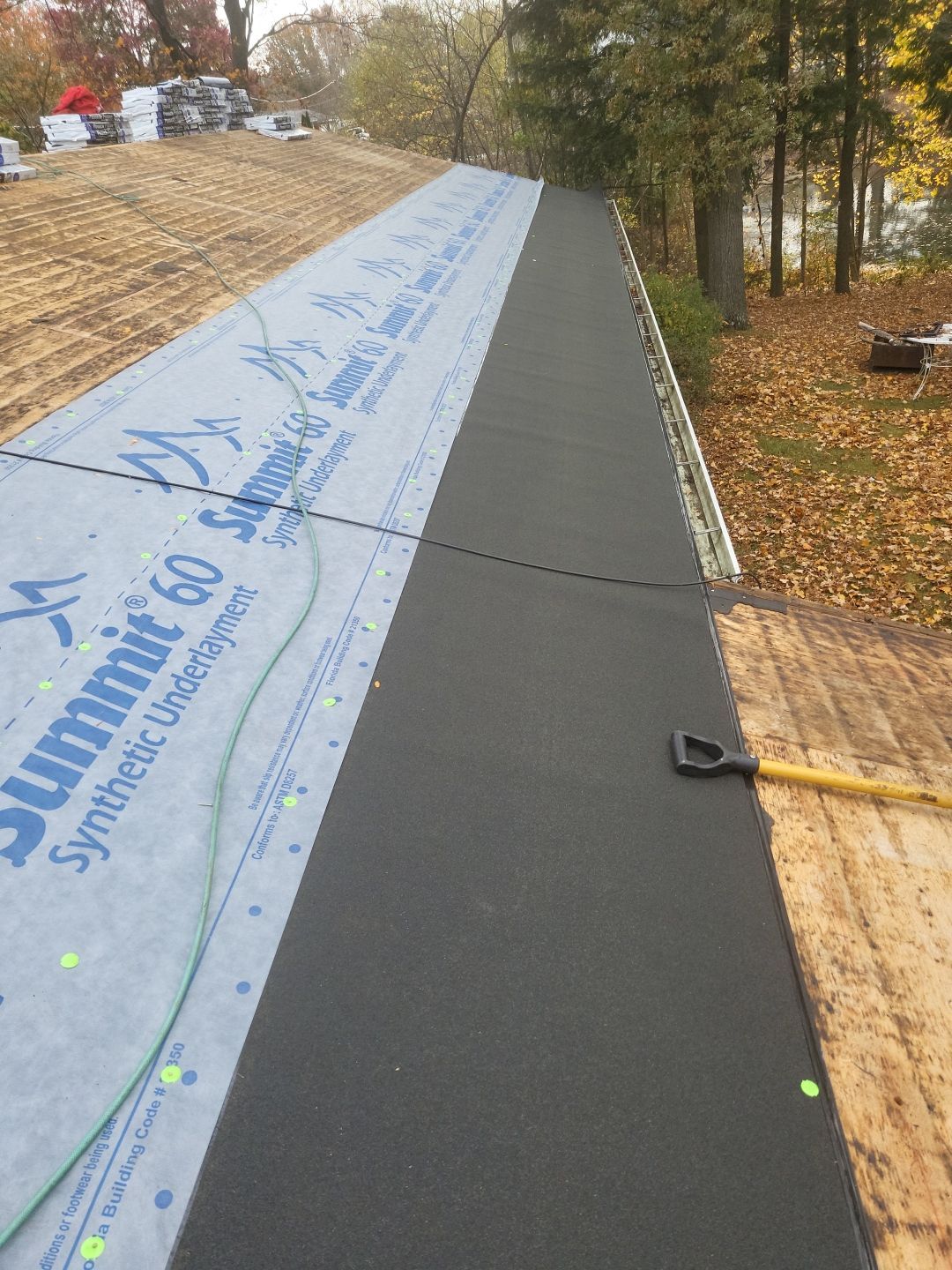 ATLAS PINNACLE COLOR: COASTAL GRANITE DRIP EDGE: BLACK by Eagle Eye Roofing