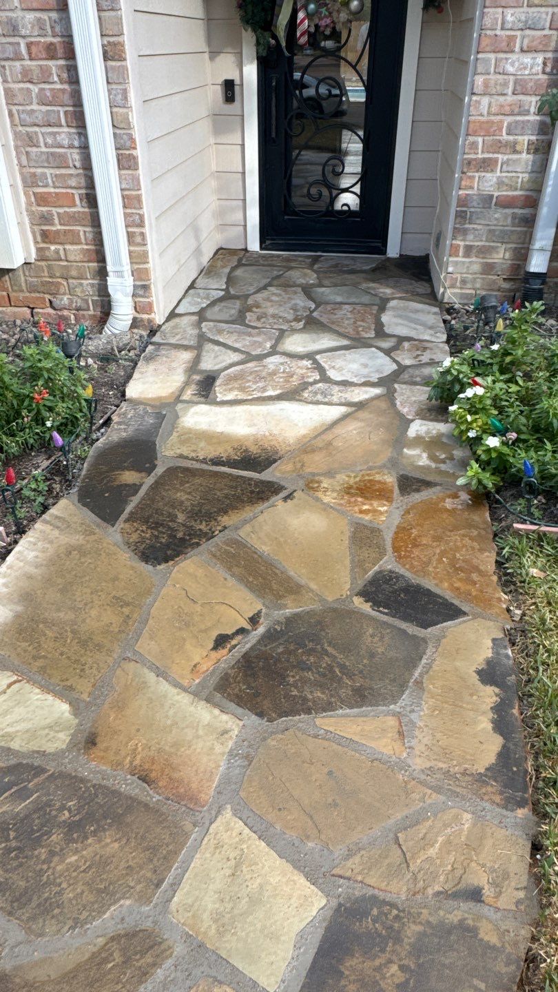 Project Case Review: Flagstone Walkway & Property Access Restoration by Texas Urban Elements