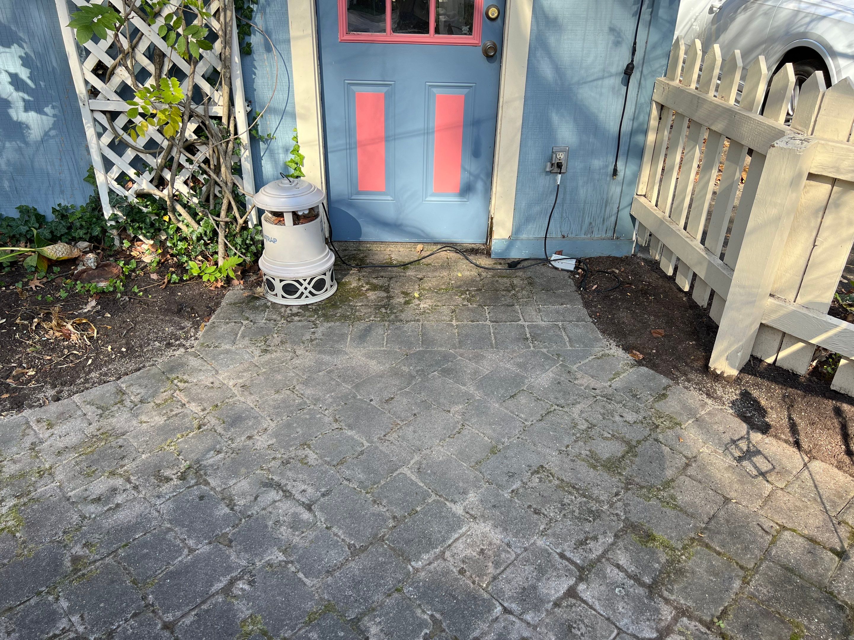 Arborvitae Install & Paver Repair using DGA - Crushed Limestone by Reisenberg’s Lawn & Landscape, LLC