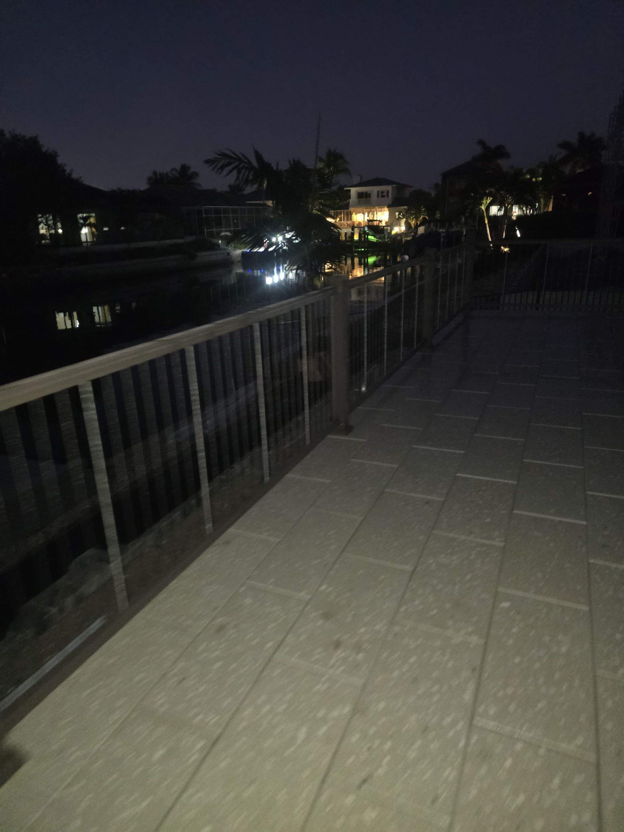 Bronze Aluminum Fence and Cable Railing in Marco Island by True Fence LLC