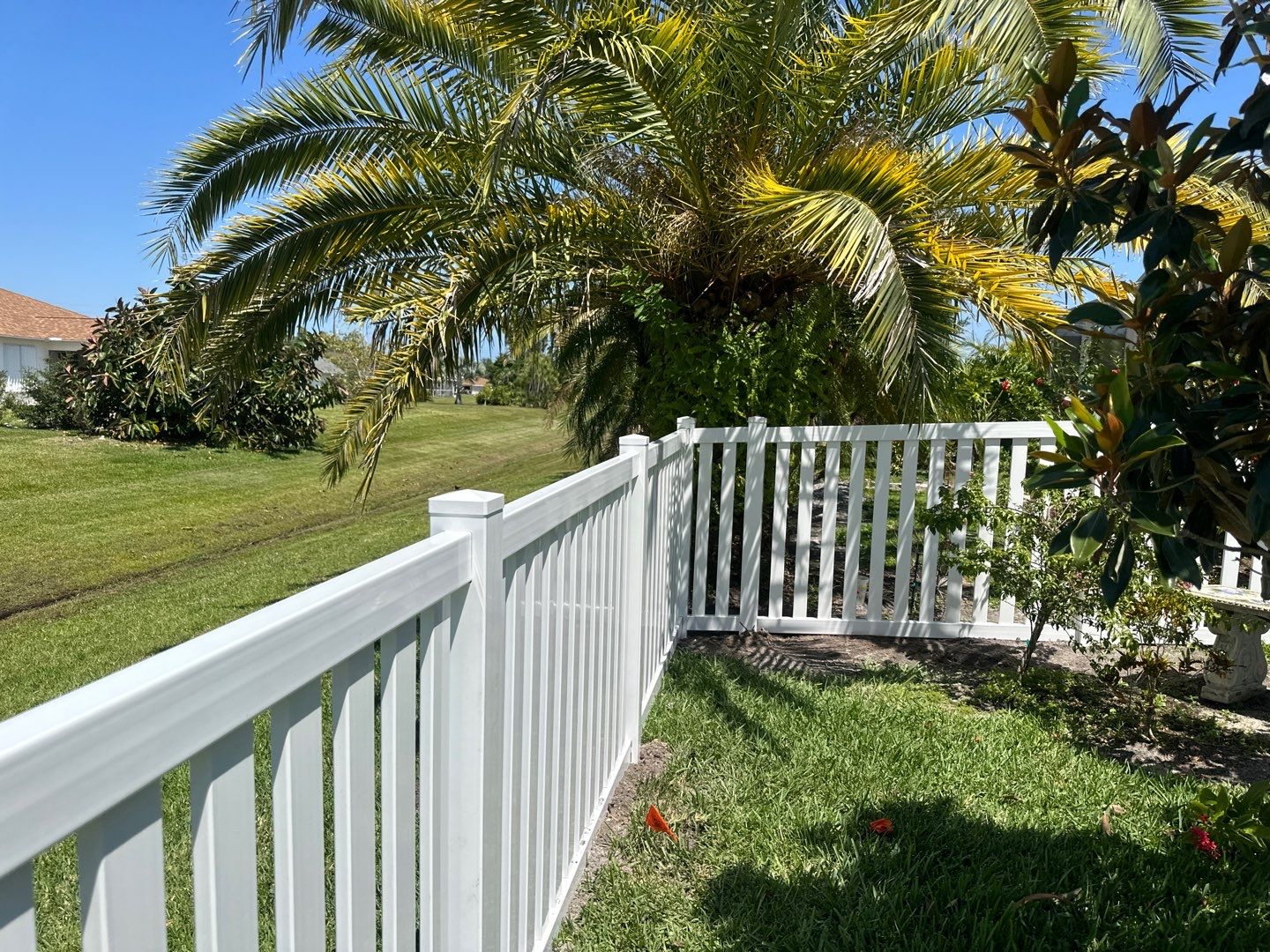 White Vinyl Picket Fence using 4Ft White Vinyl Picket Fence by Asap fence and gates, LLC