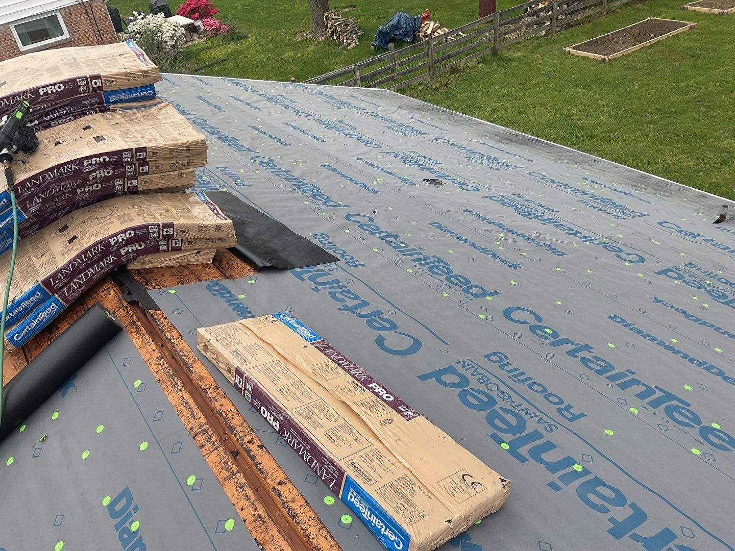 Residential Roofing Installation using CertainTeed Shingles by Alpha Design Services