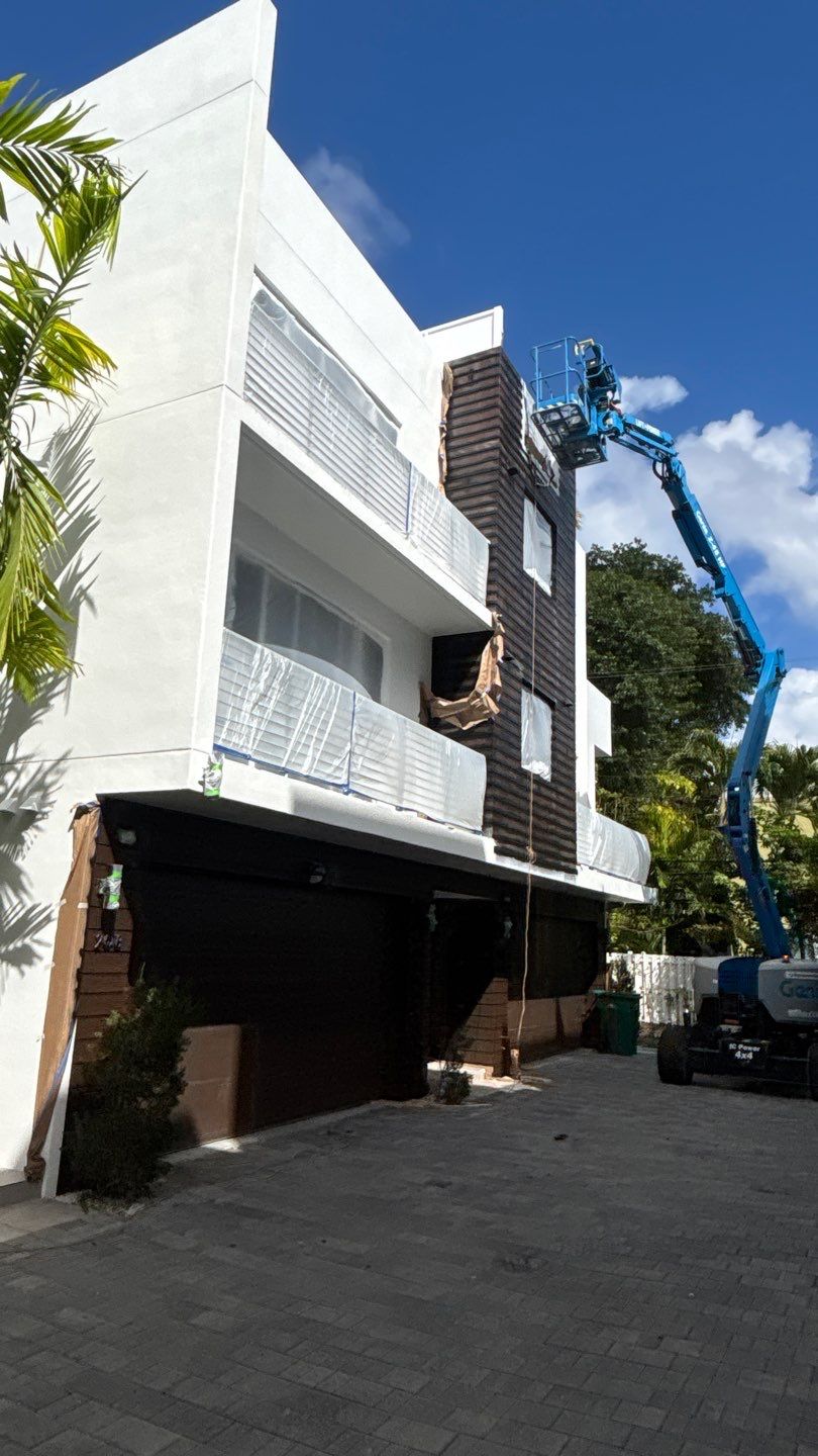 Fort Lauderdale Town Homes Exterior Painting by John “The Greek” Painting