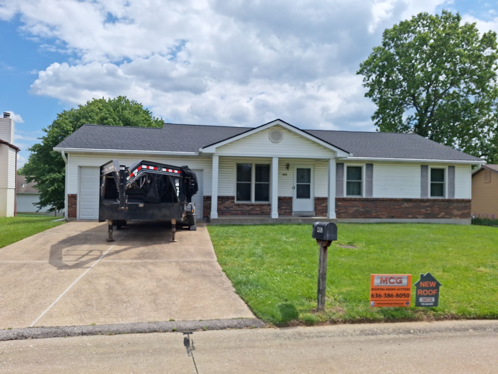 Roof Replacement in St. Peters, MO by Midwest Construction Group LLC