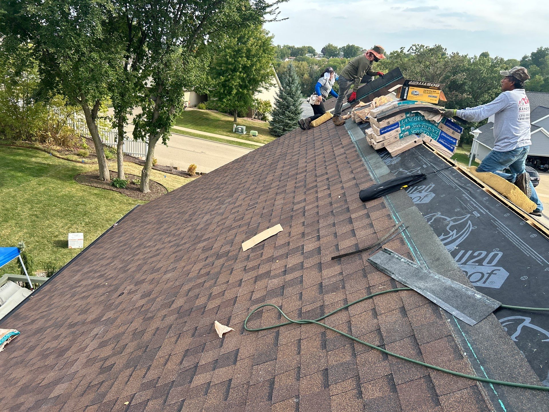 Residential Roofing Installation using CertainTeed Landmark Shingles by KRC Roofing And Siding