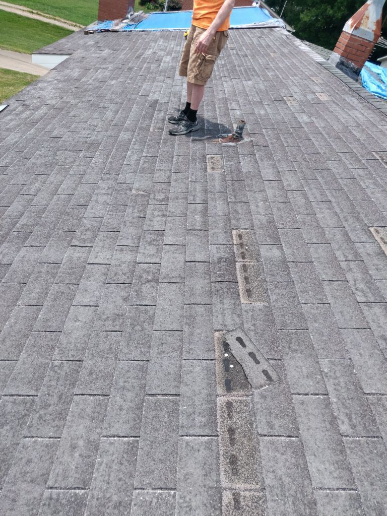 Re-roof by American Roofing NC