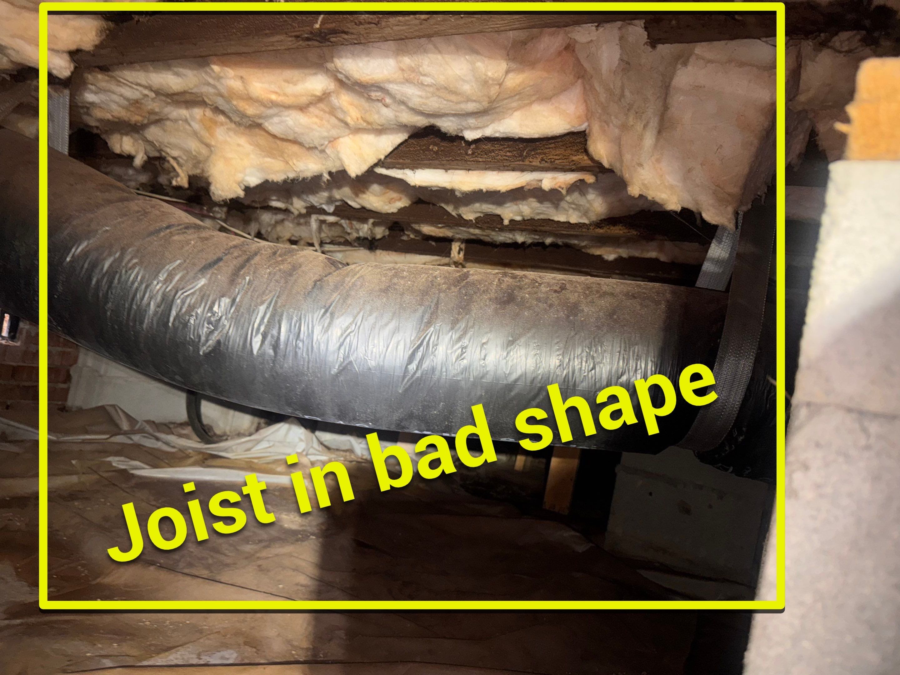 Moisture Barrier, Mold Clean, Structural Repair, Dehumidifier, R19 Insulation. by Impact Crawlspace