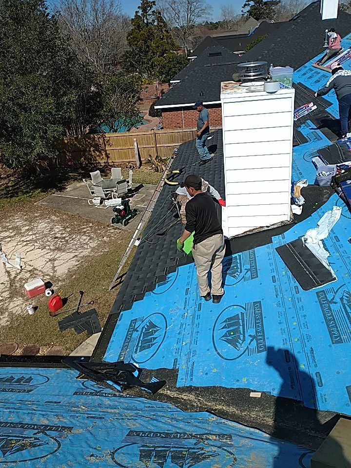 Residential Roofing Installation using Roof Replacement by American Roofing & Construction LLC
