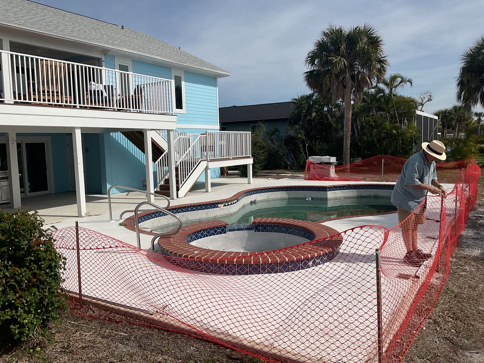 3X4 Elbow Downspouts in Sanibel FL by Gutter Professors