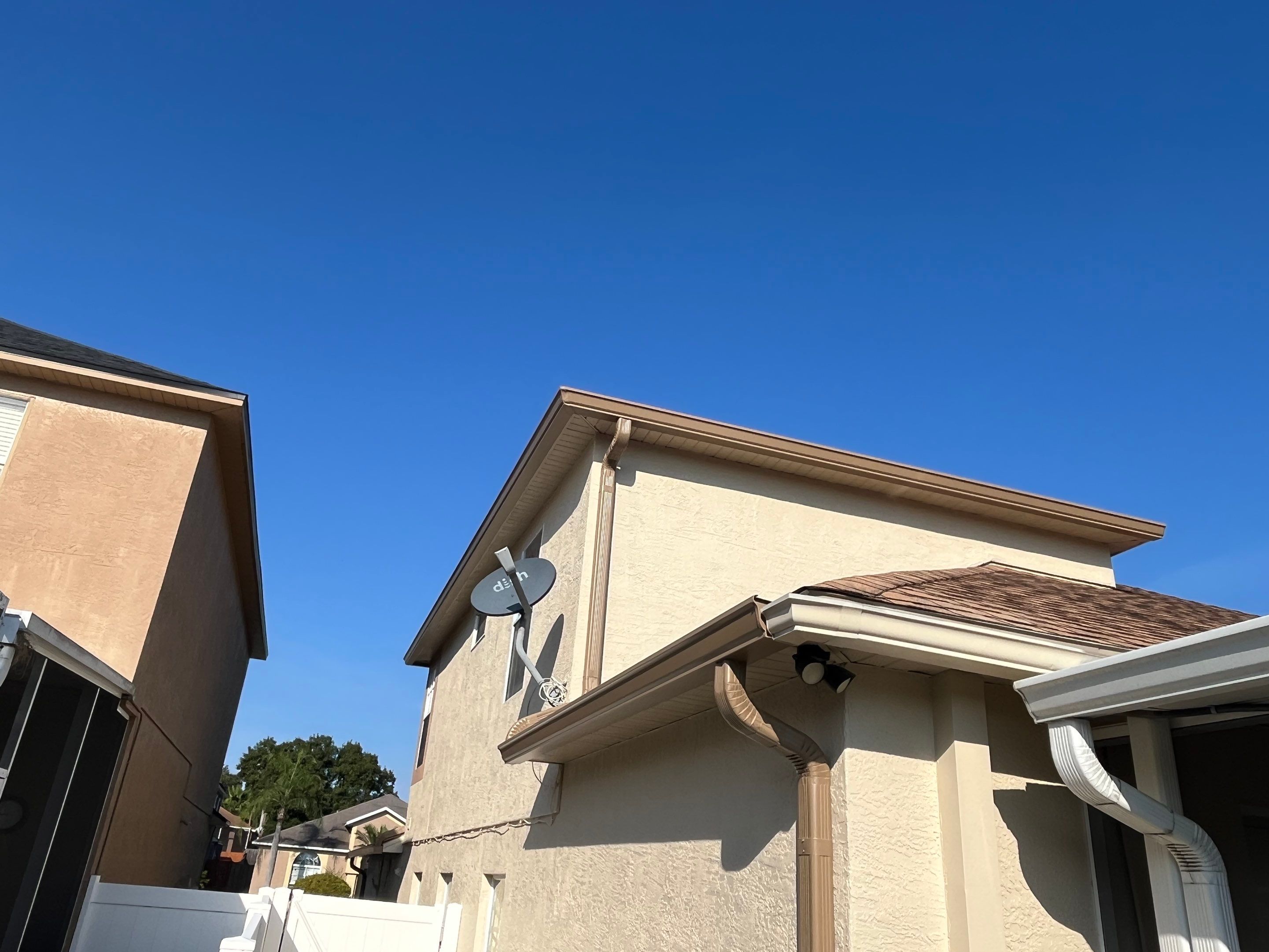 6 Inch Seamless Gutters using Musket Brown Seamless Gutters in Tampa FL by Gutter Professors