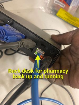 Network Repairs  using Cat 6 Cabling 