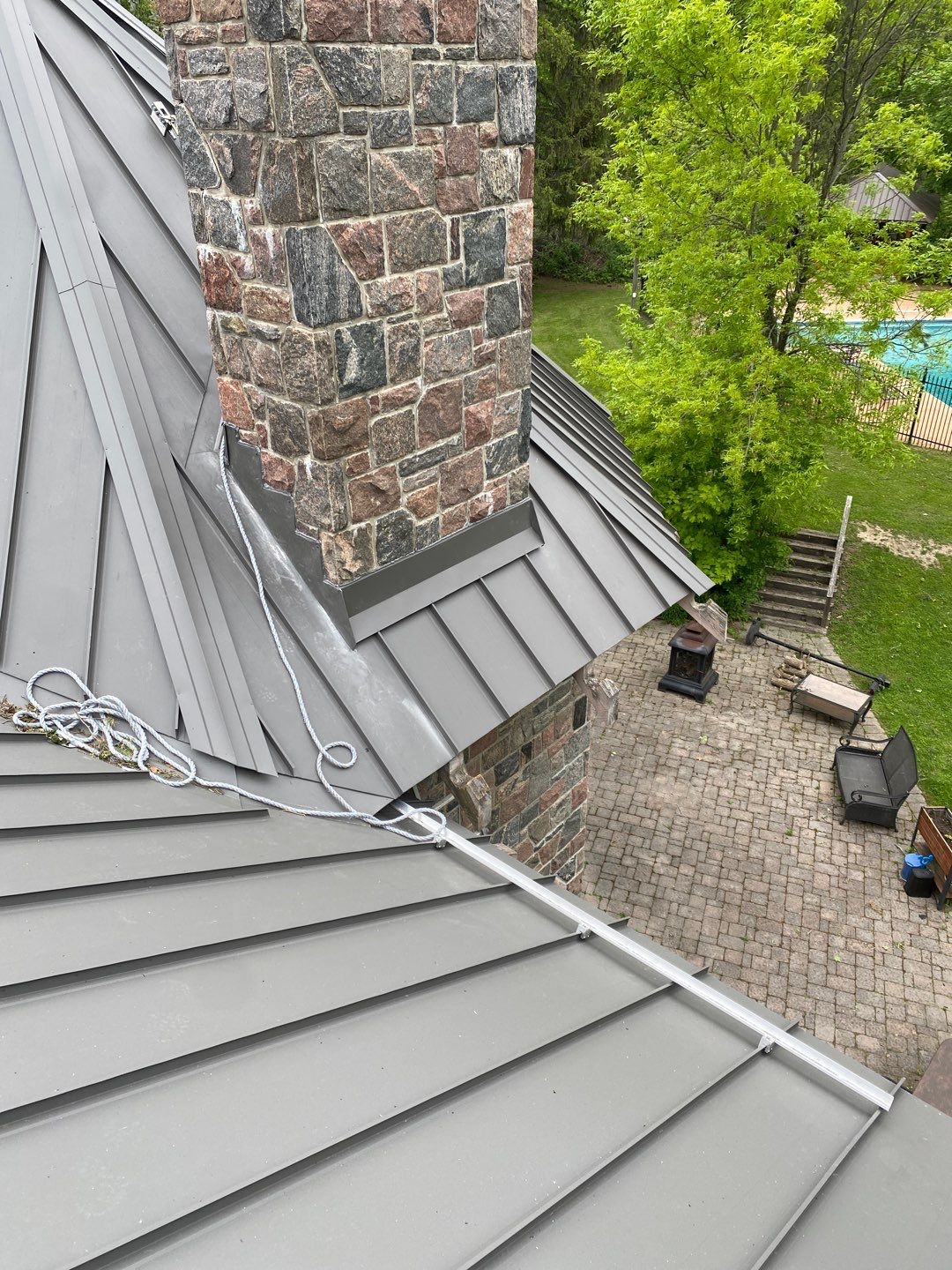 New Roof Installation using 16" Standing Seam Panels by Jay Carter Roofing & Sheet Metal