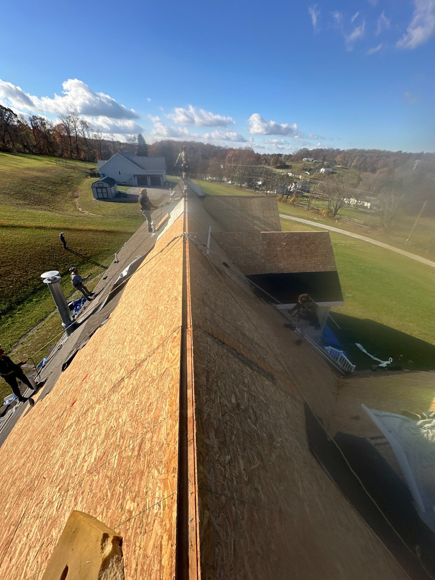 Residential Roofing Installation using GAF Timberline HDZ Barkwood by Rainstoppers Roofing