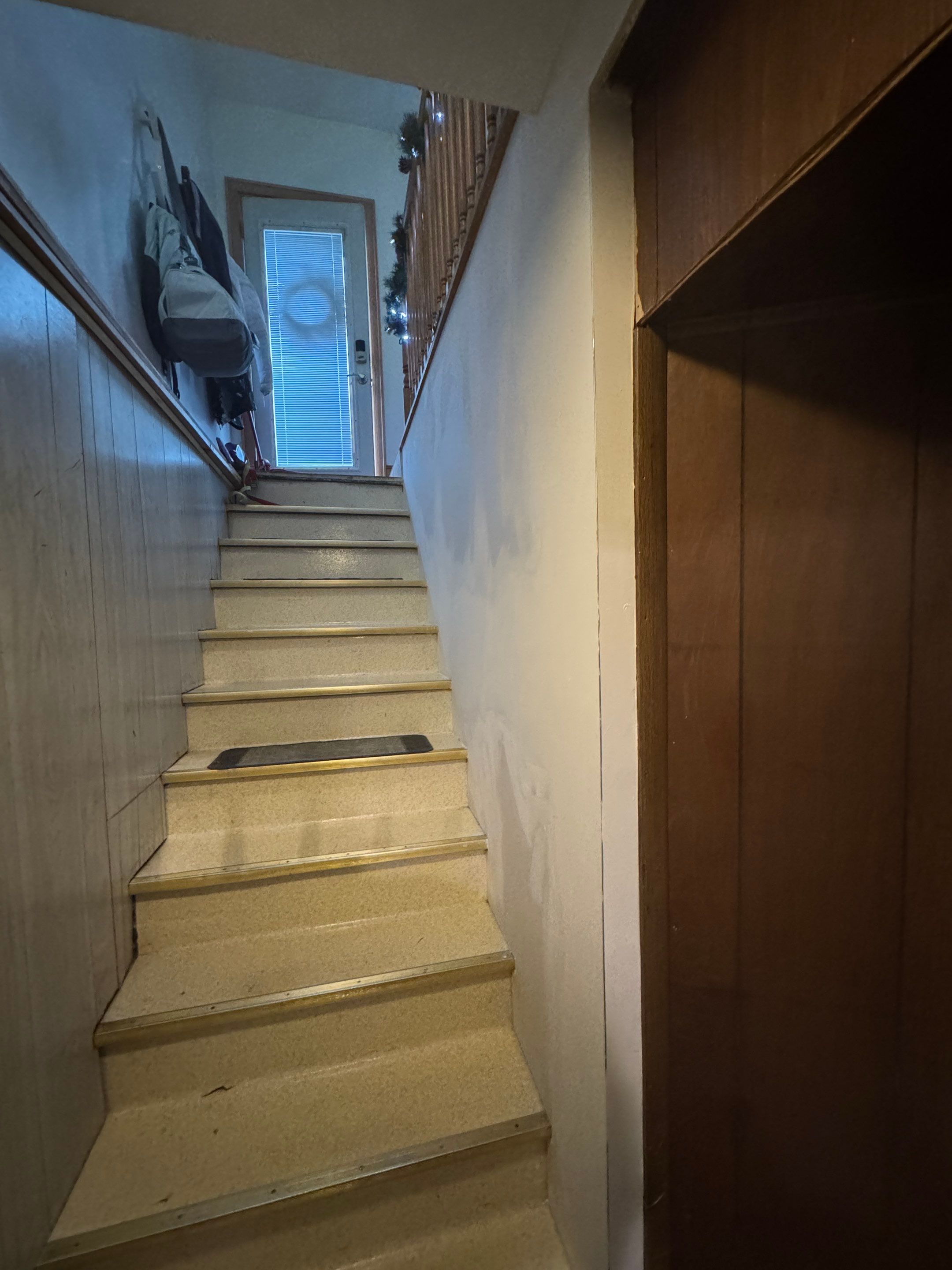 Interior Stair Wall Finishing by OCS Contracting Services