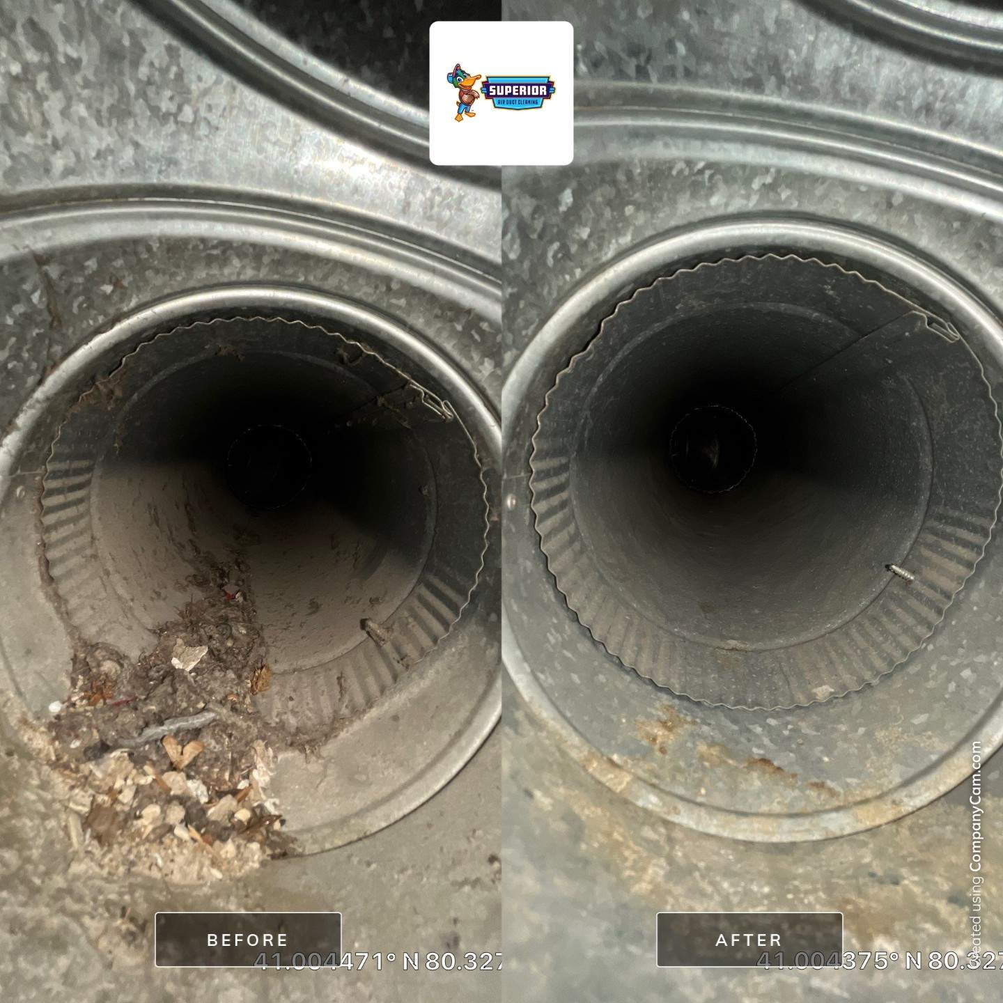 Air Duct Cleaning With a Vacuum Truck in New Castle, PA by Superior Air Duct Cleaning