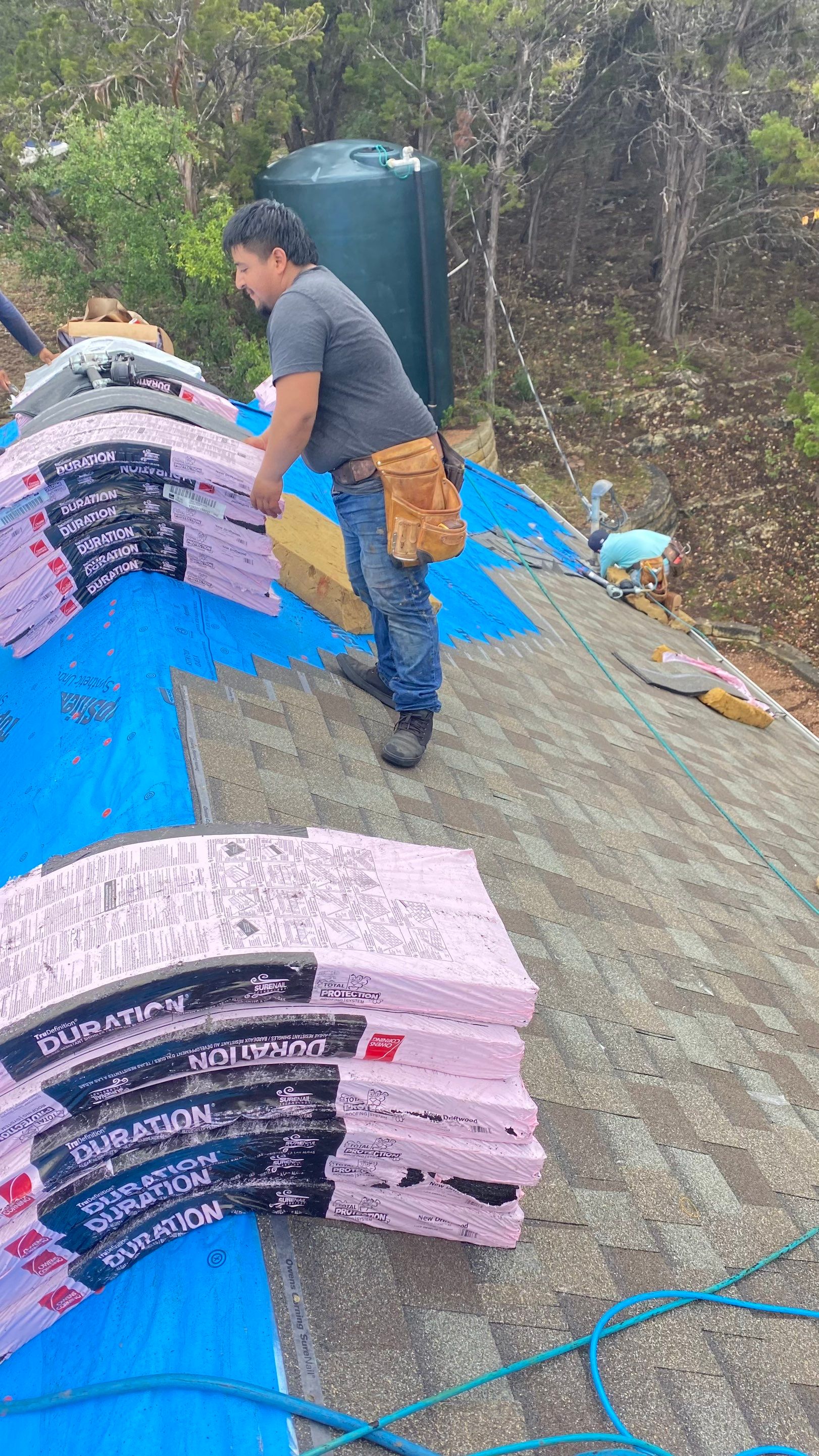 Residential Roof Replacement using Owens Corning 30 year Architectural Shingles by Premier Roofing and Contracting