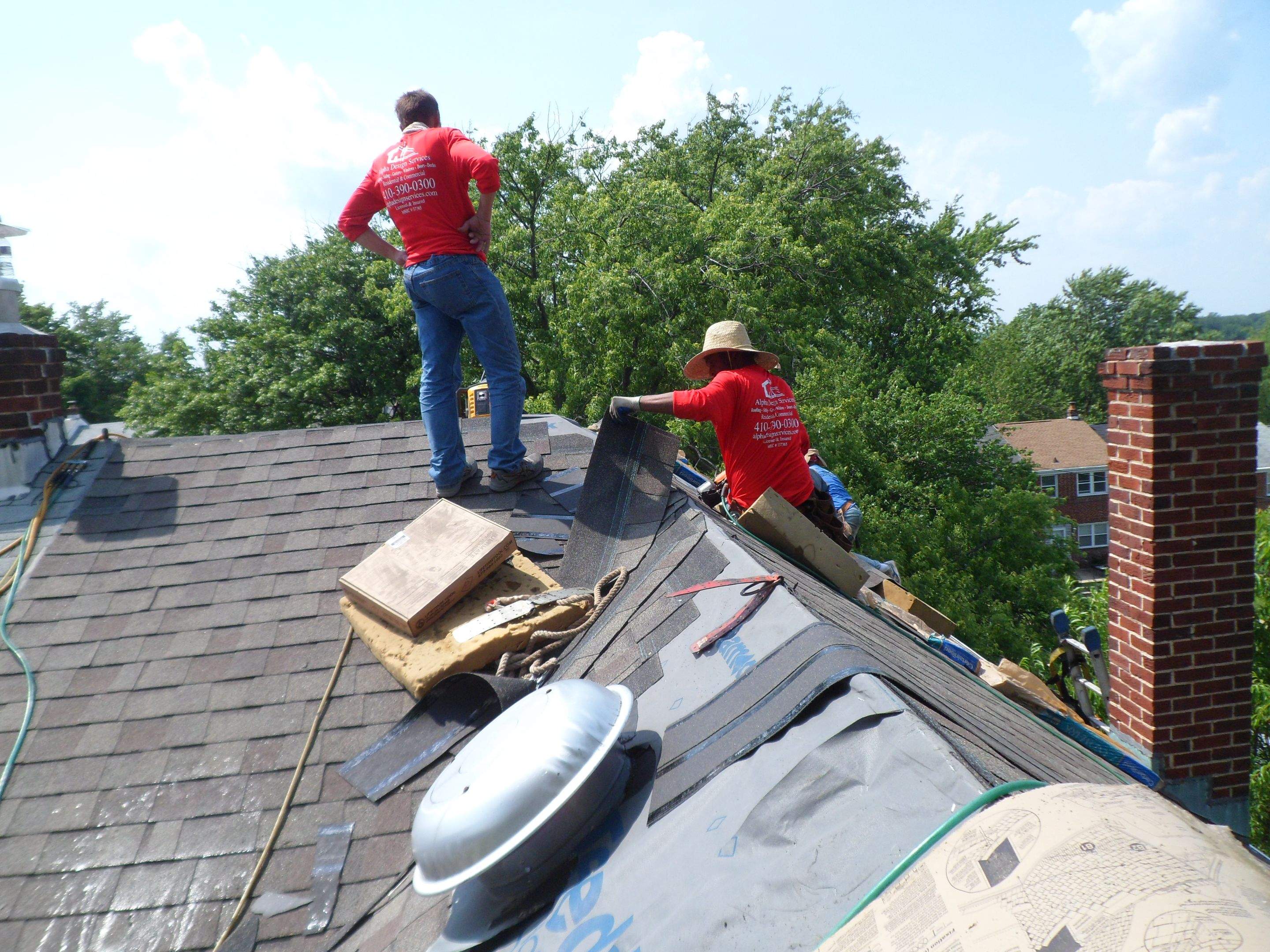 Residential Roofing Installation using Landmark Pro  by Alpha Design Services