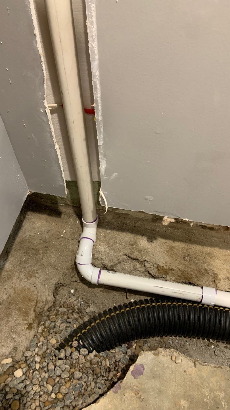 Interior Drain Tile in St. Louis Park by Waterproofing Northeast