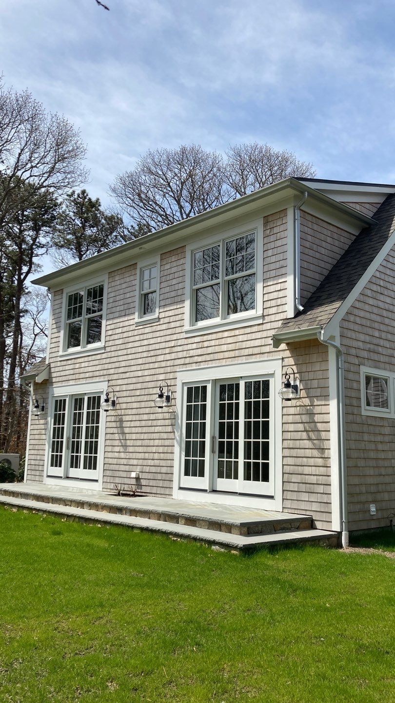 Gutter Installation using 6" Half Round Galvalume Gutter by Gutter Pro Enterprises