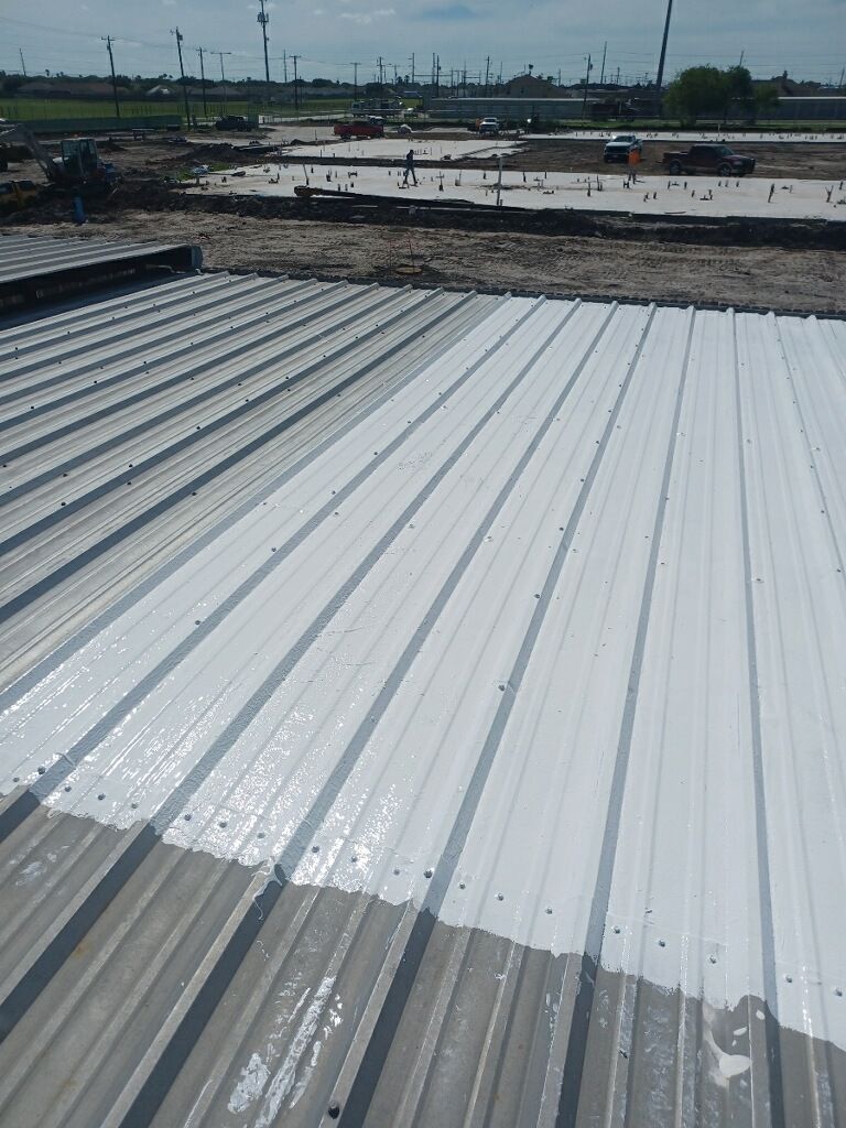 Commercial Roofing Repair using Coating Roof Repair by Galvan Roofing and Construction
