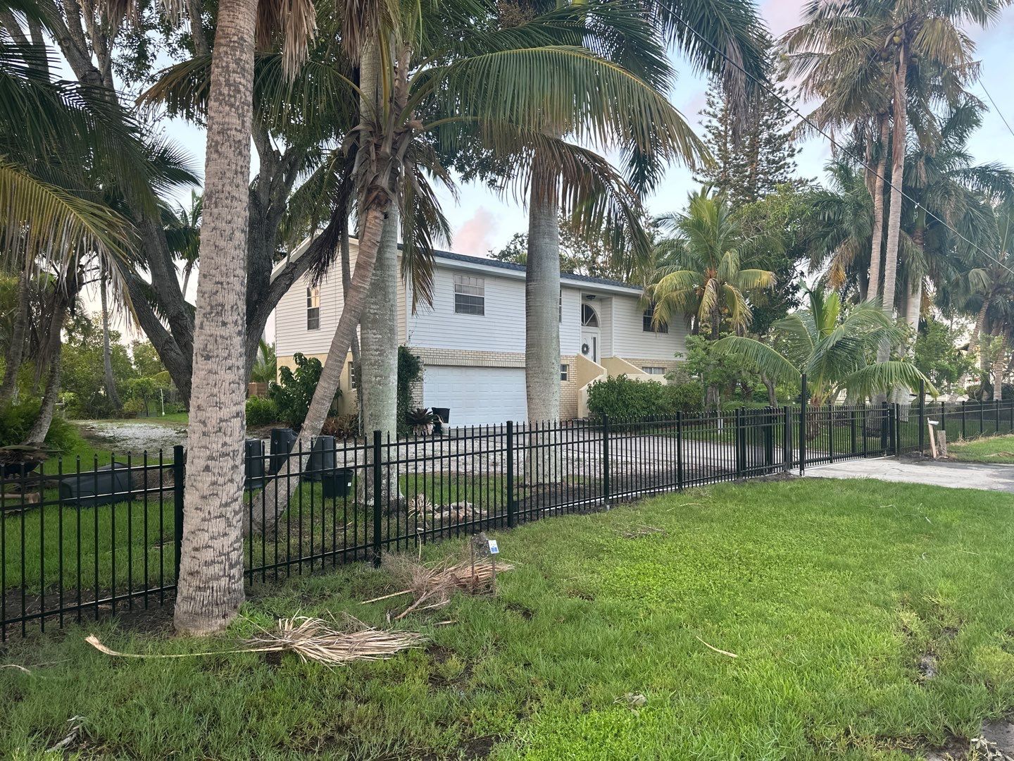Aluminum Fence Installation using 3 Rail Aluminum Fence by Asap fence and gates, LLC
