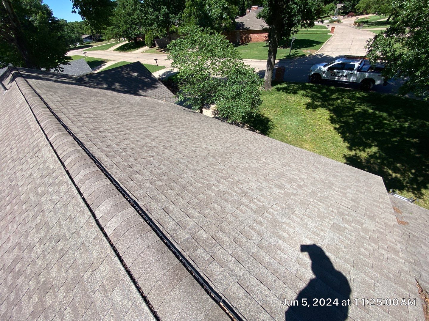 Hail inspection in Bartlesville by Decor Roofing & Restoration