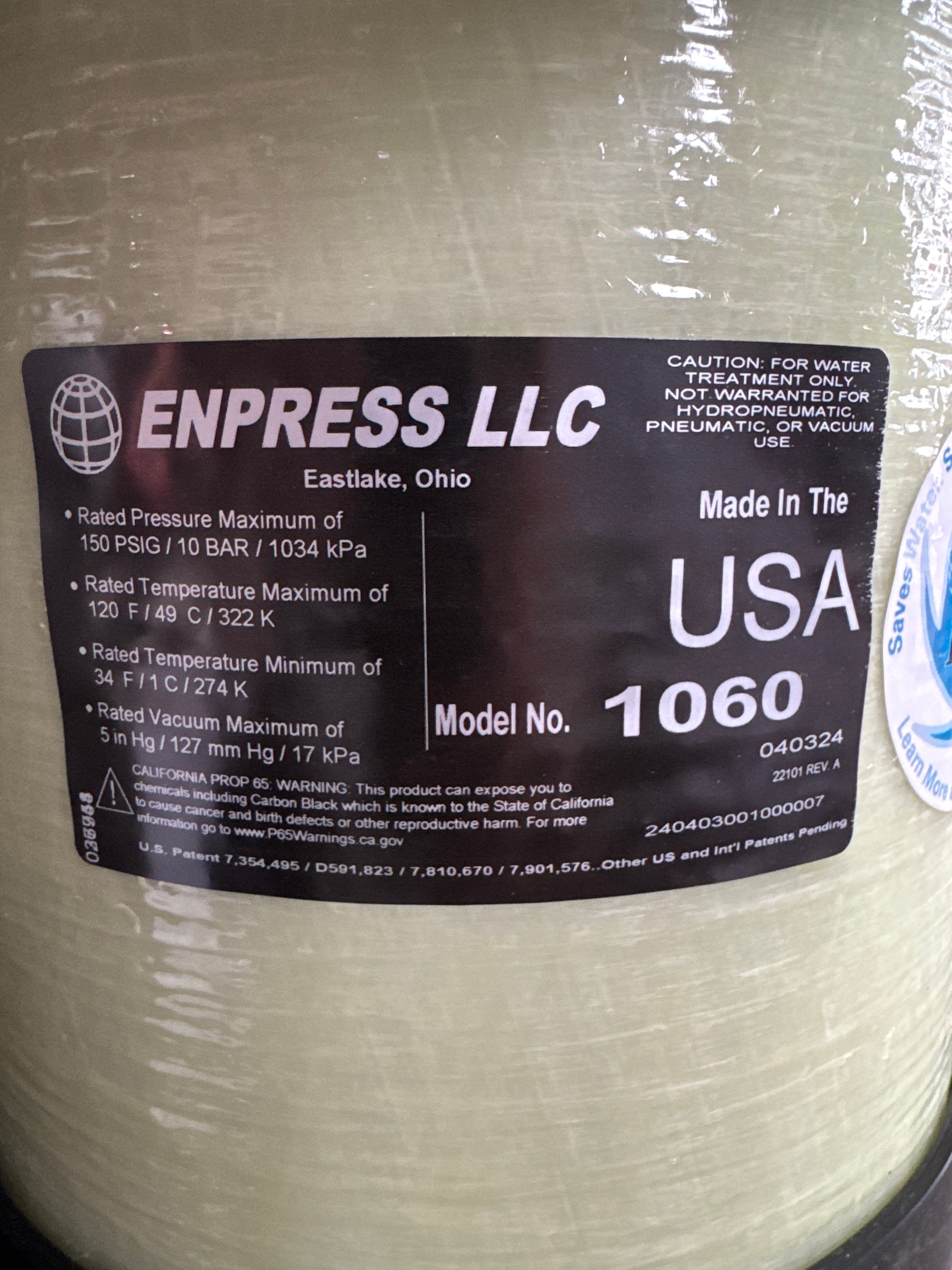 Combination Water Softener and Carbon Filter Installation. by Stake Plumbing and Heating
