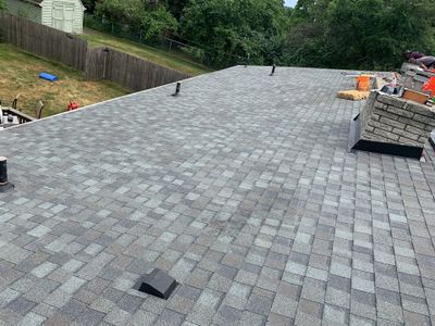 Roof Replacement using CertainTeed Landmark