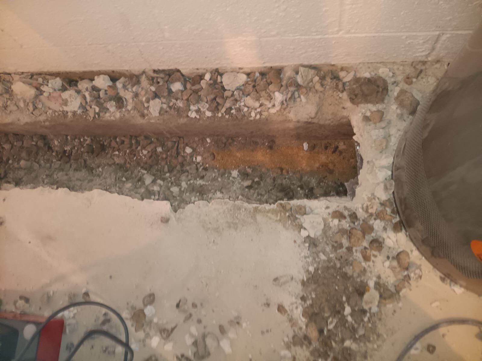 Interior French Drain With Radon Seal & Mold Remediation in Wall Township by Pure Service Pro, LLC 