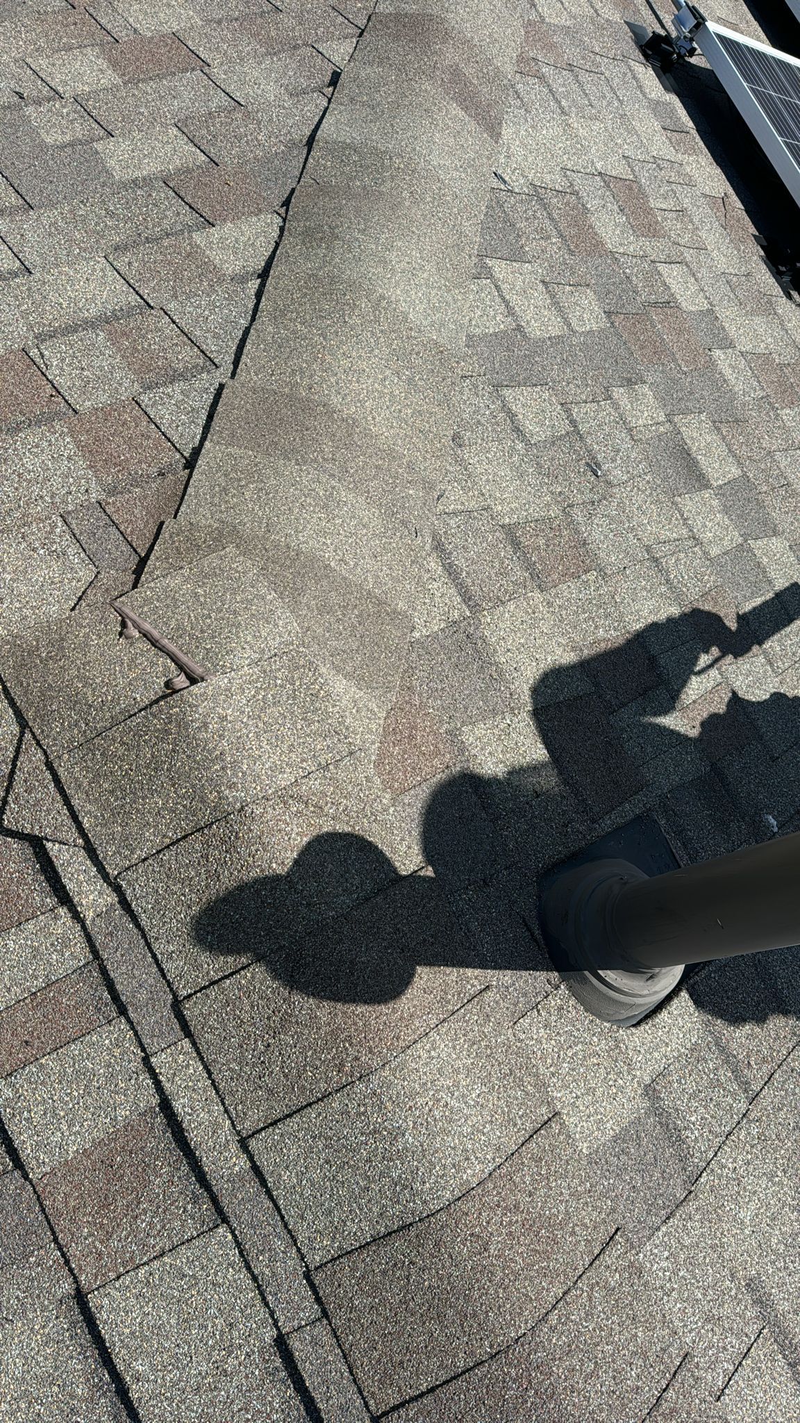Hail Damage using Owen's Corning Duration (Lifetime) Shingles by Roof Repair Company