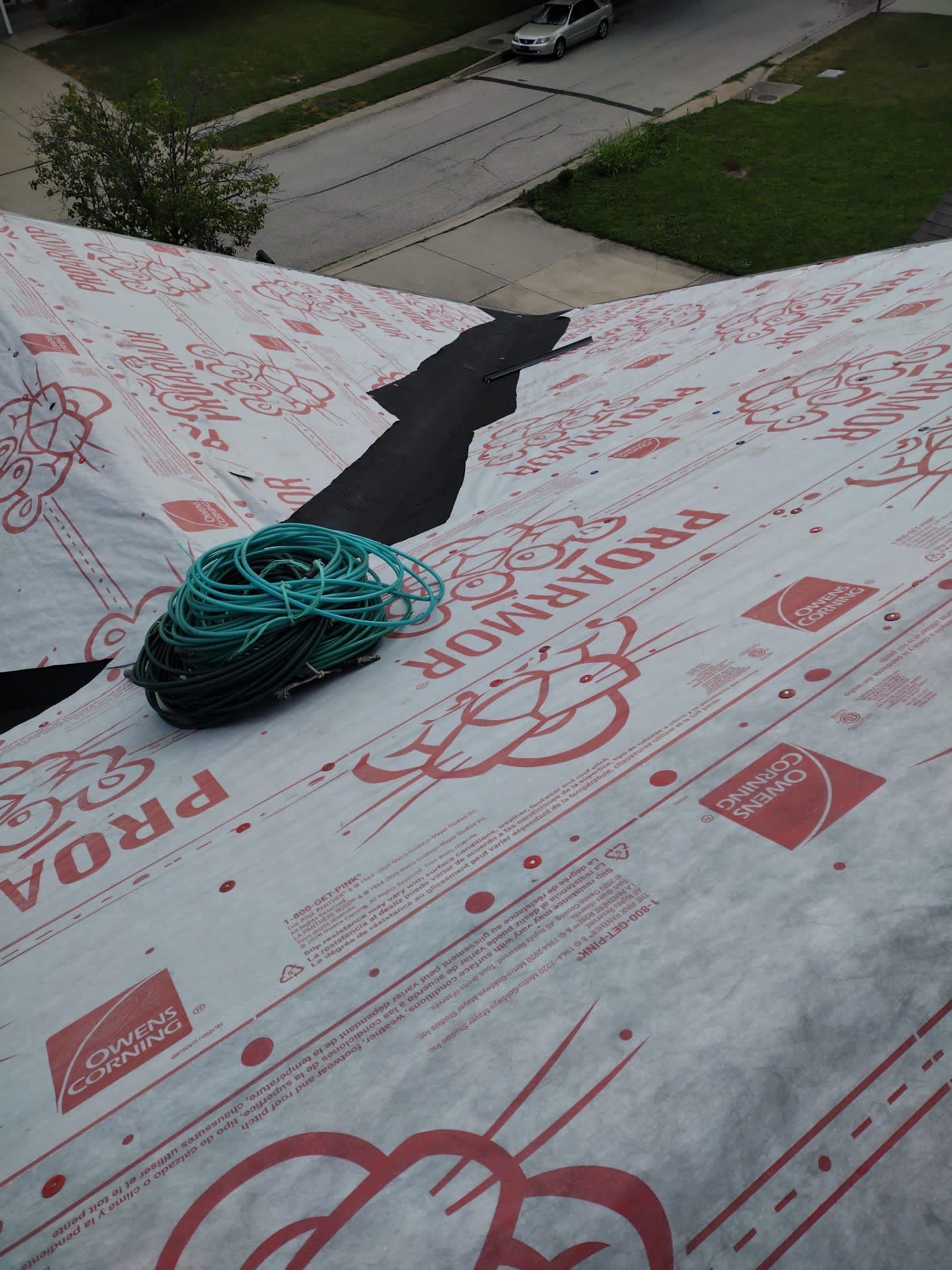 Residential Roofing Installation using Owens Corning Duration - Color: Driftwood by HT Roofing & Construction, INC