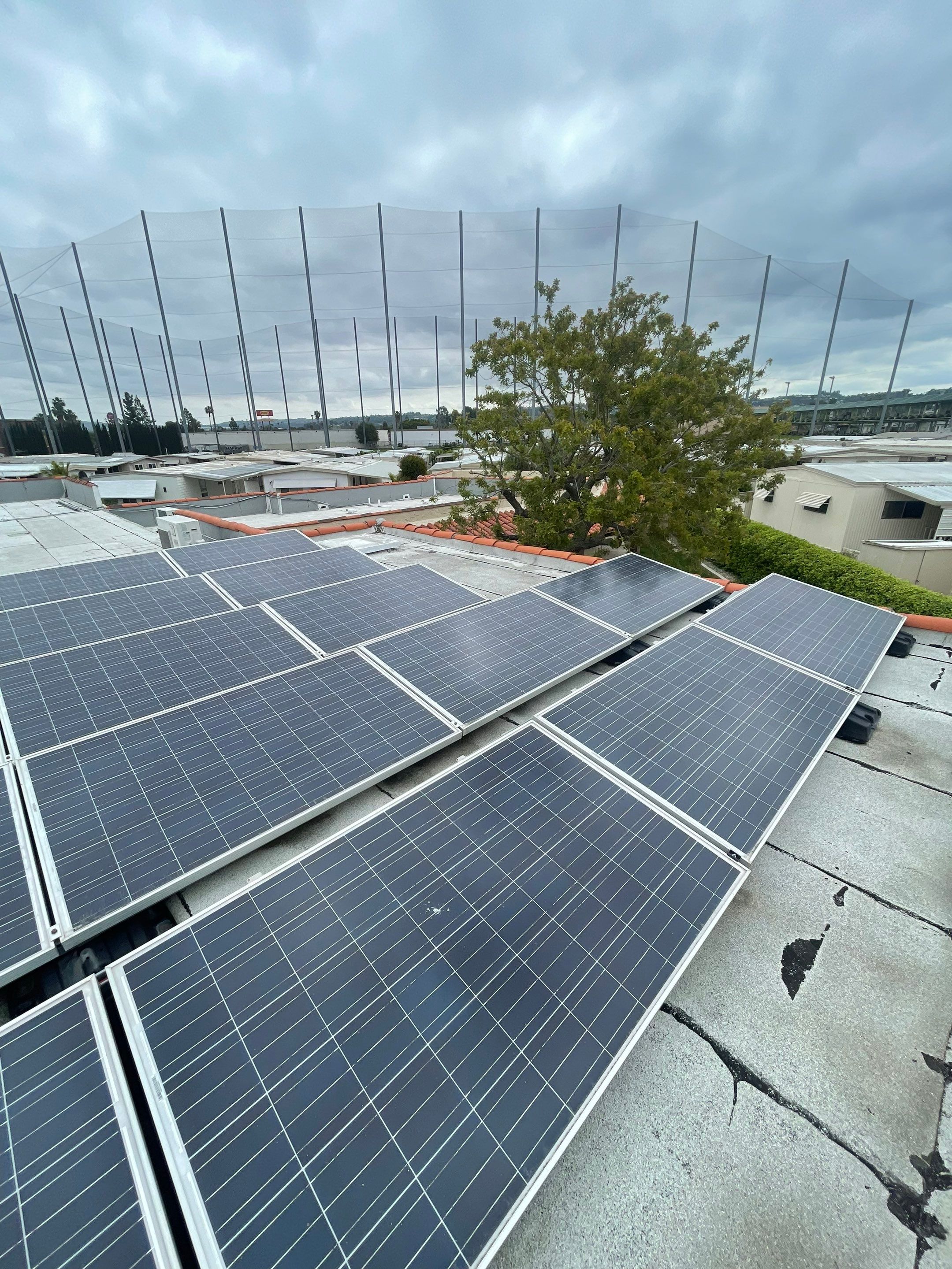 Commercial Solar Cleaning in Rowland Heights for Mobile Home Park by Palm Coast Solar Cleaning