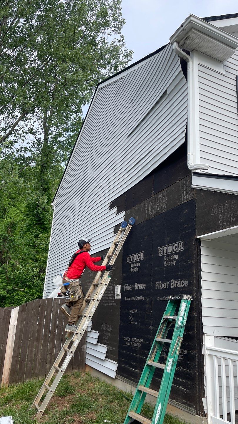 Roof, siding and gutter replacement by hail damage by Just Brilliant Restoration JBR