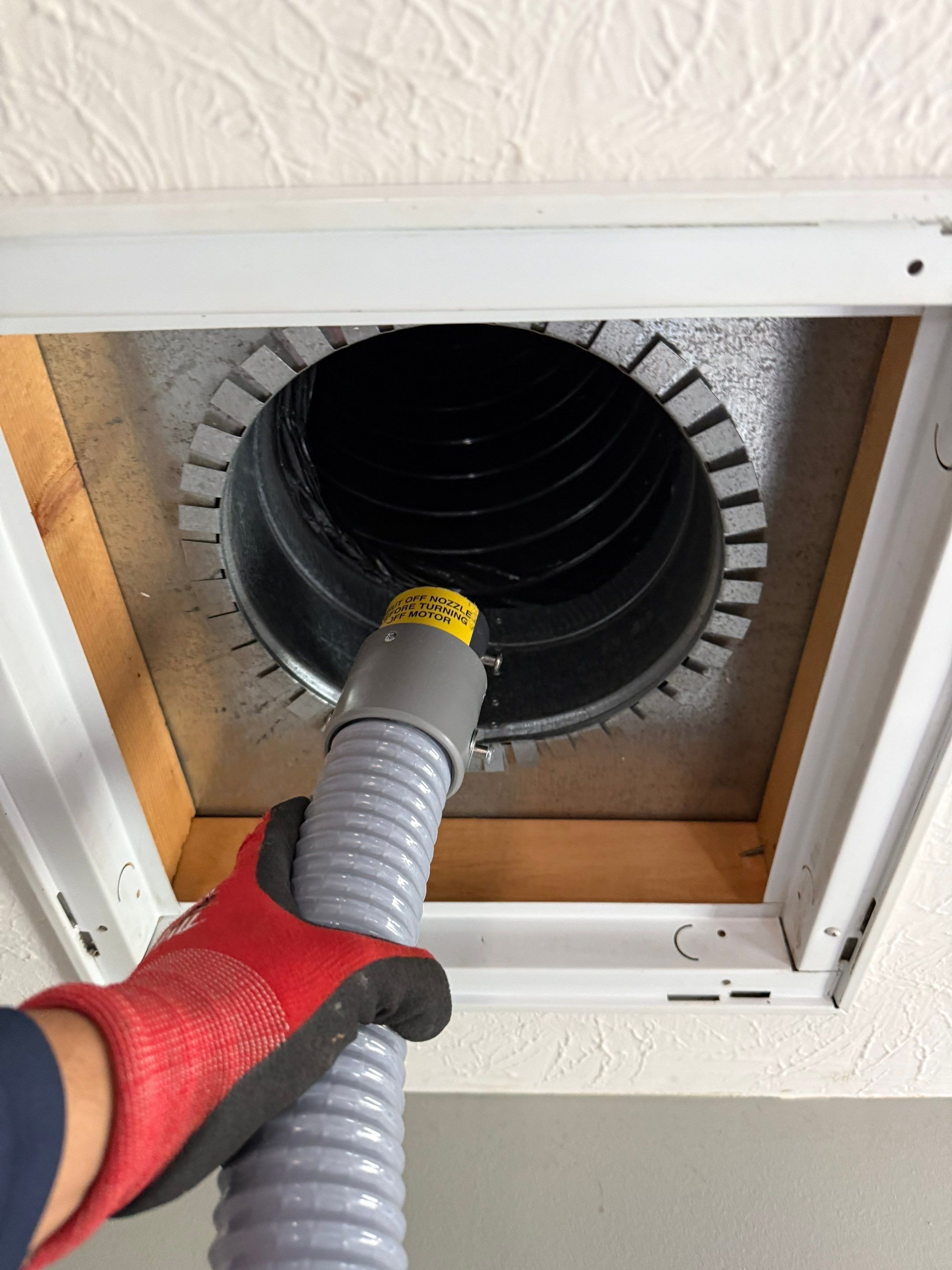 Duct cleaning and sanitizing in winchester by Elemental Heating and air conditioning LLC