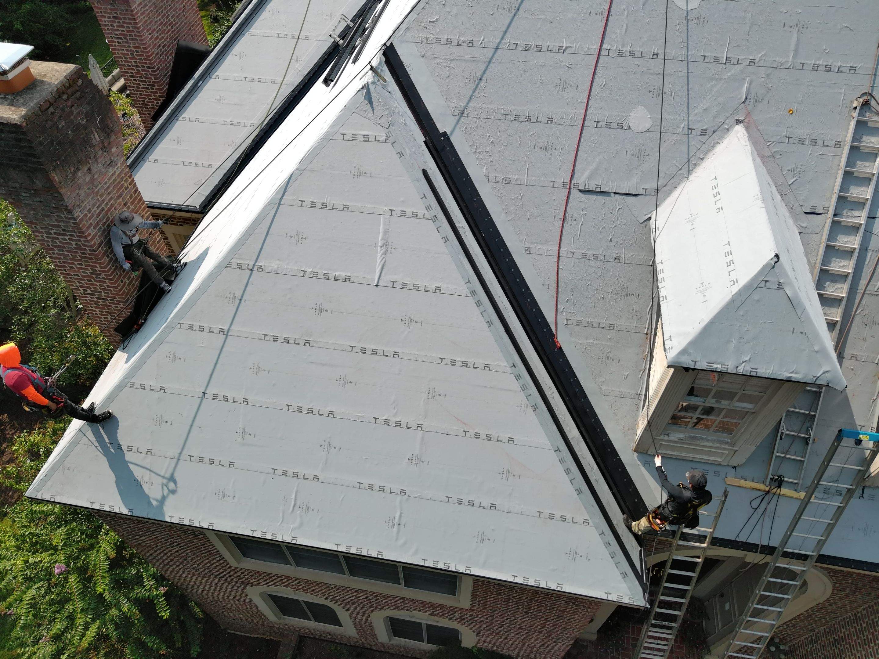 Extravagant Tesla Solar Roof in Maryland by American Home Contractors